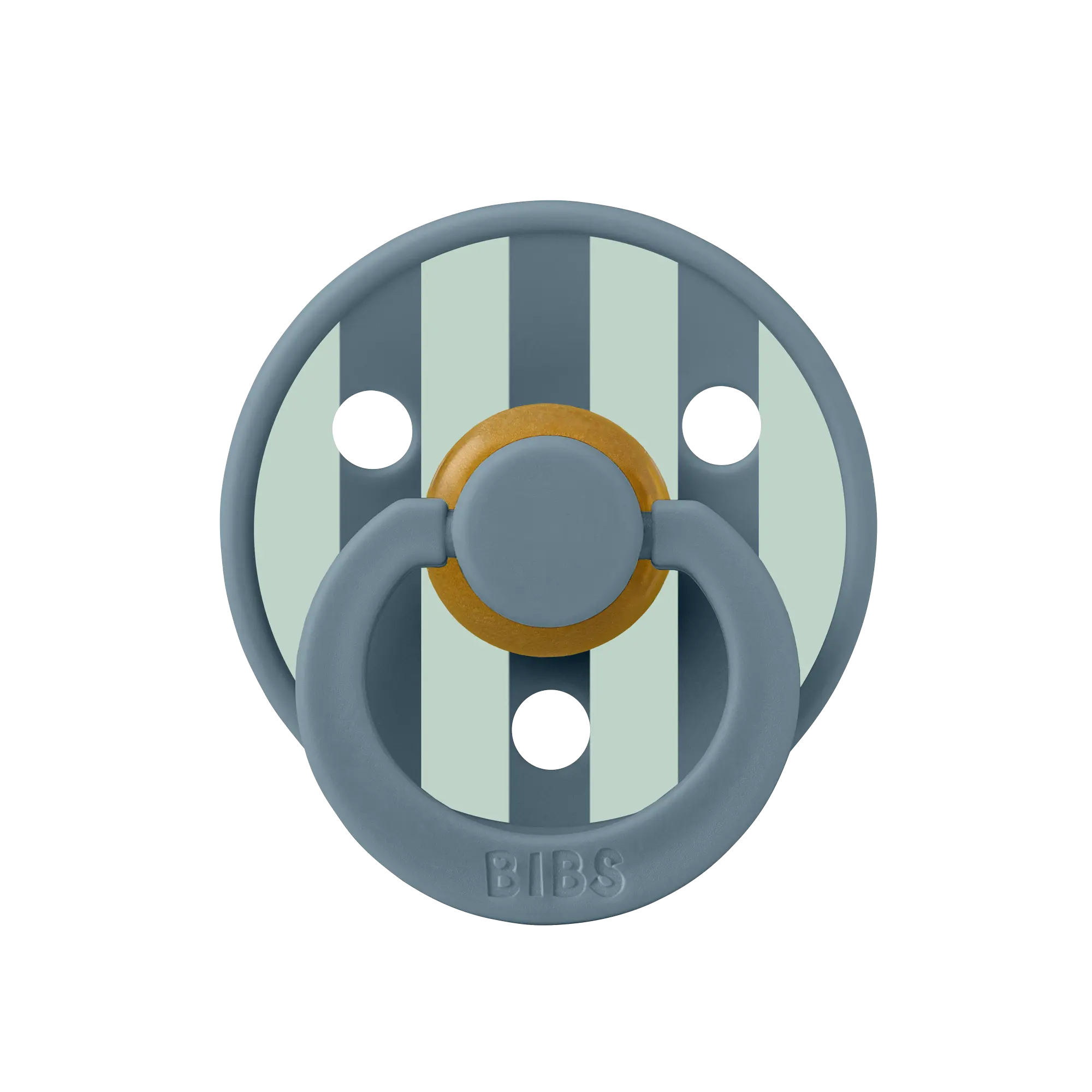 Bibs Studio Colour Block Kauçuk Emzik - Petrol/Nordic Mint