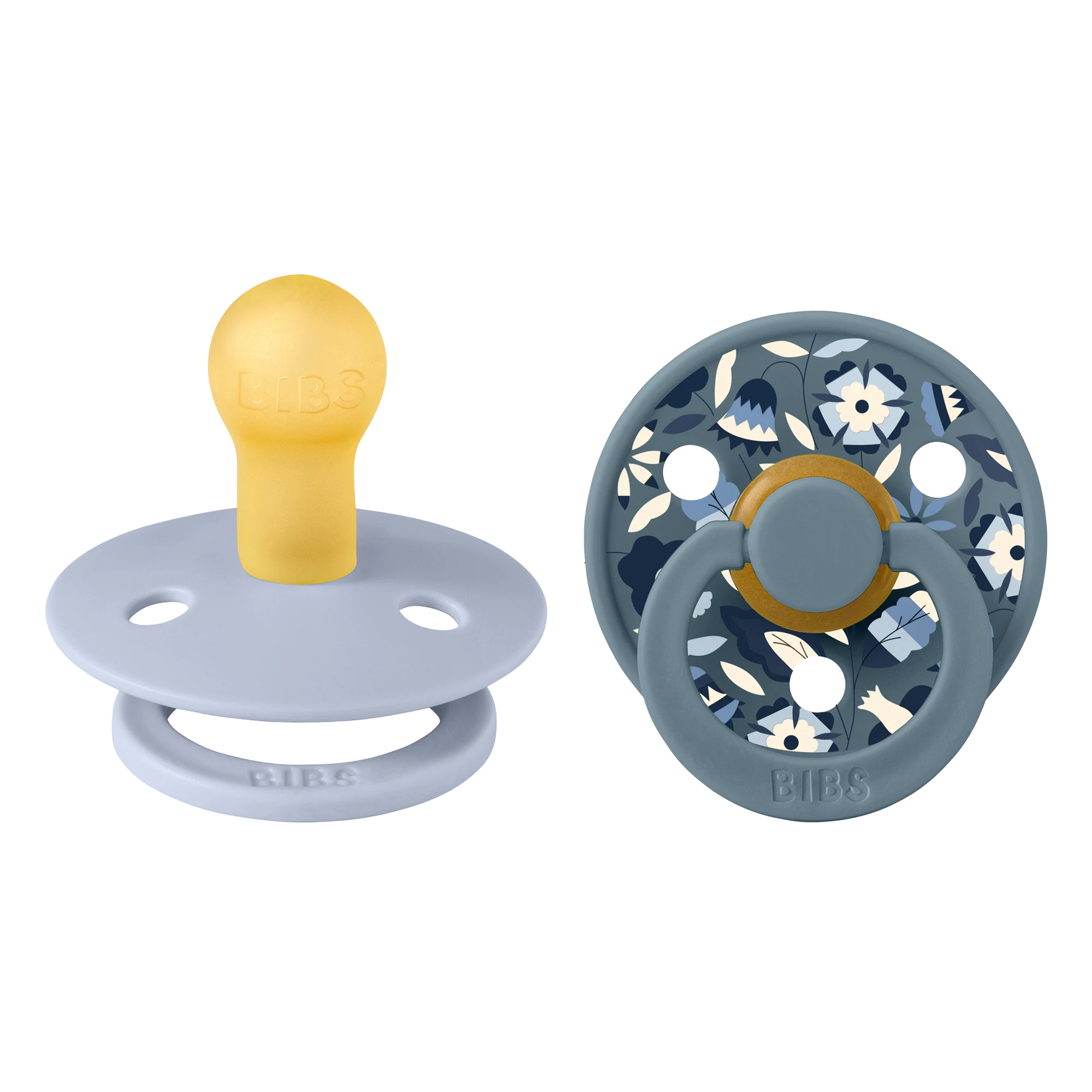 Bibs X Liberty Colour İkili Bobo - Dusty Blue 0-6 Ay