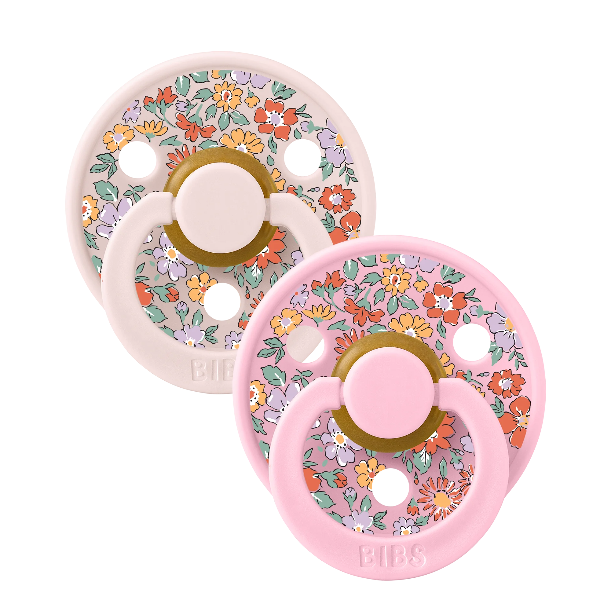 Bibs X Liberty Colour İkili Emzik Oscar Meadow-Petal