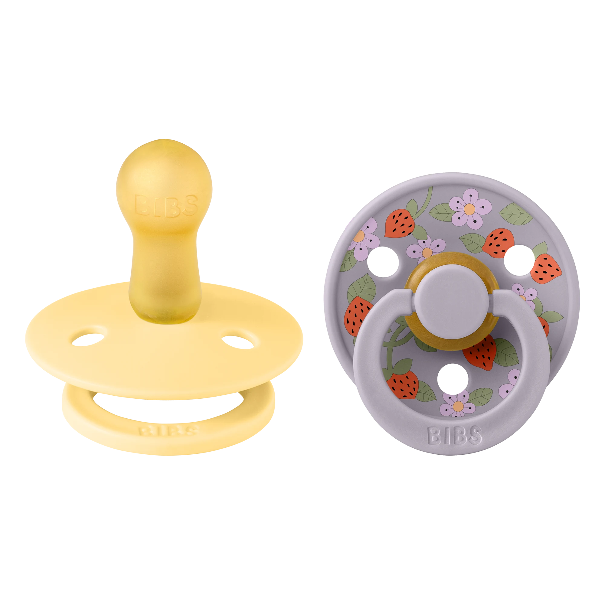 Bibs X Liberty Colour İkili Strawberries and Cream - Pale Butter 6+ Ay
