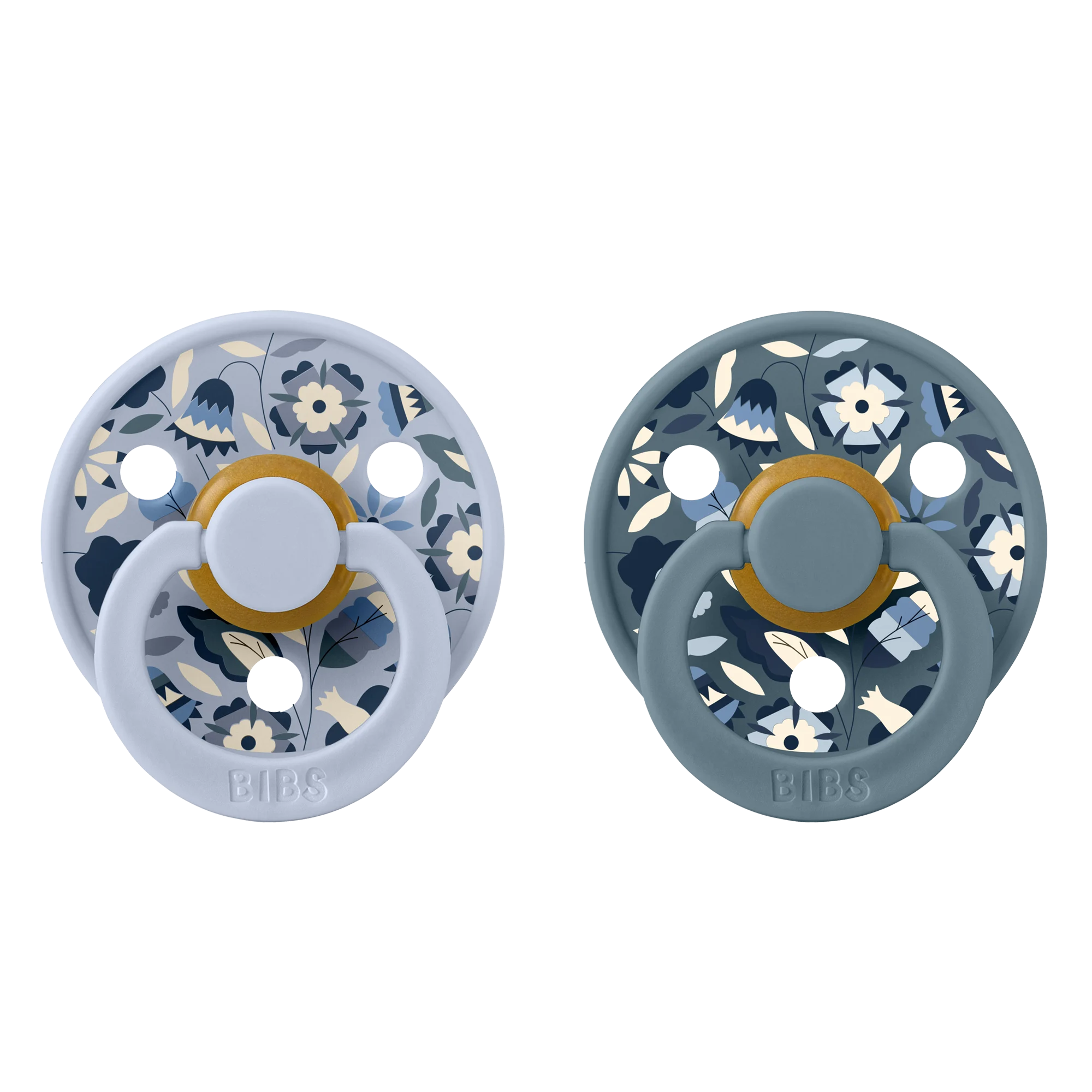 Bibs X Liberty Colour İkili Bobo - Dusty Blue 0-6 Ay