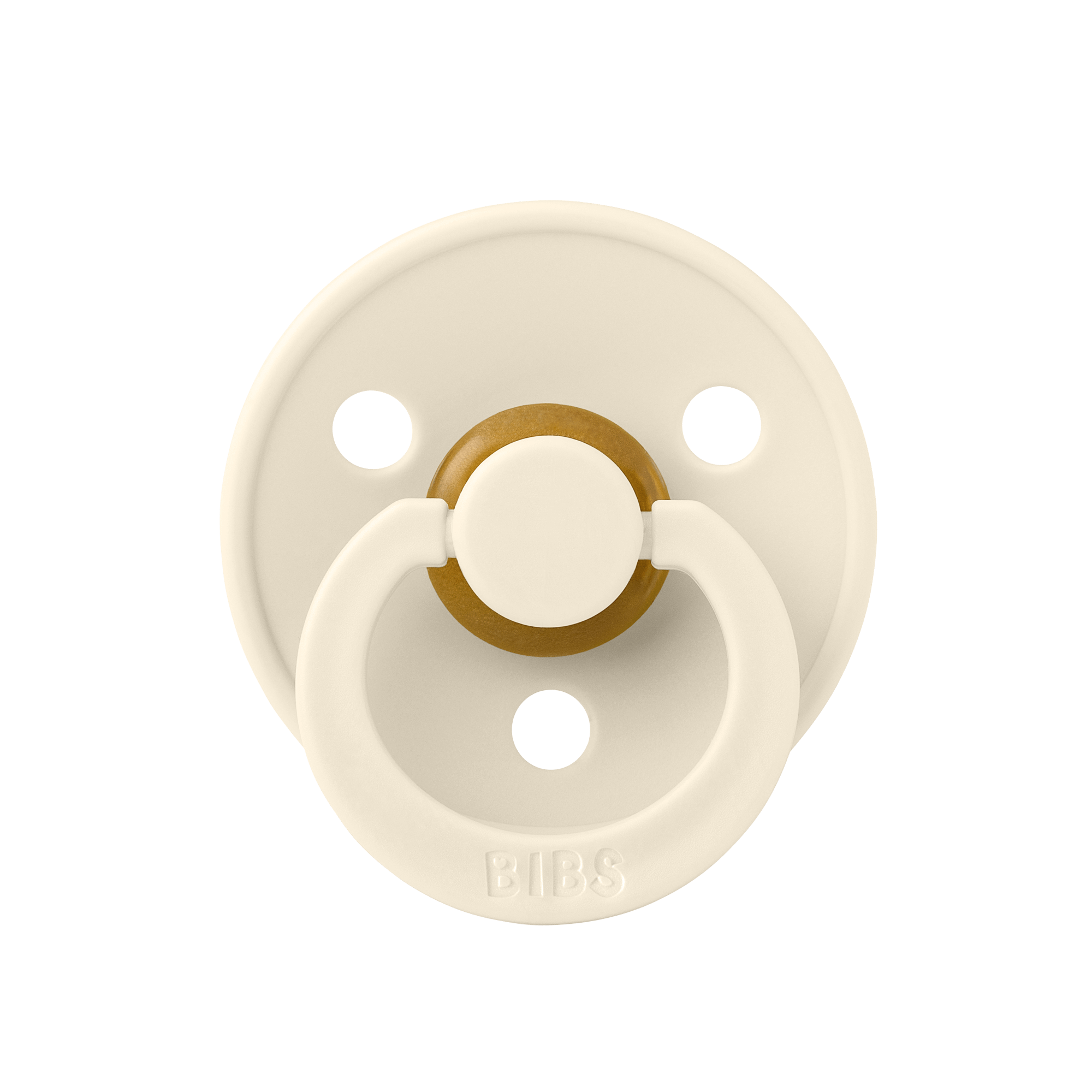 Bibs Colour Simetrik Kauçuk Emzik-Ivory