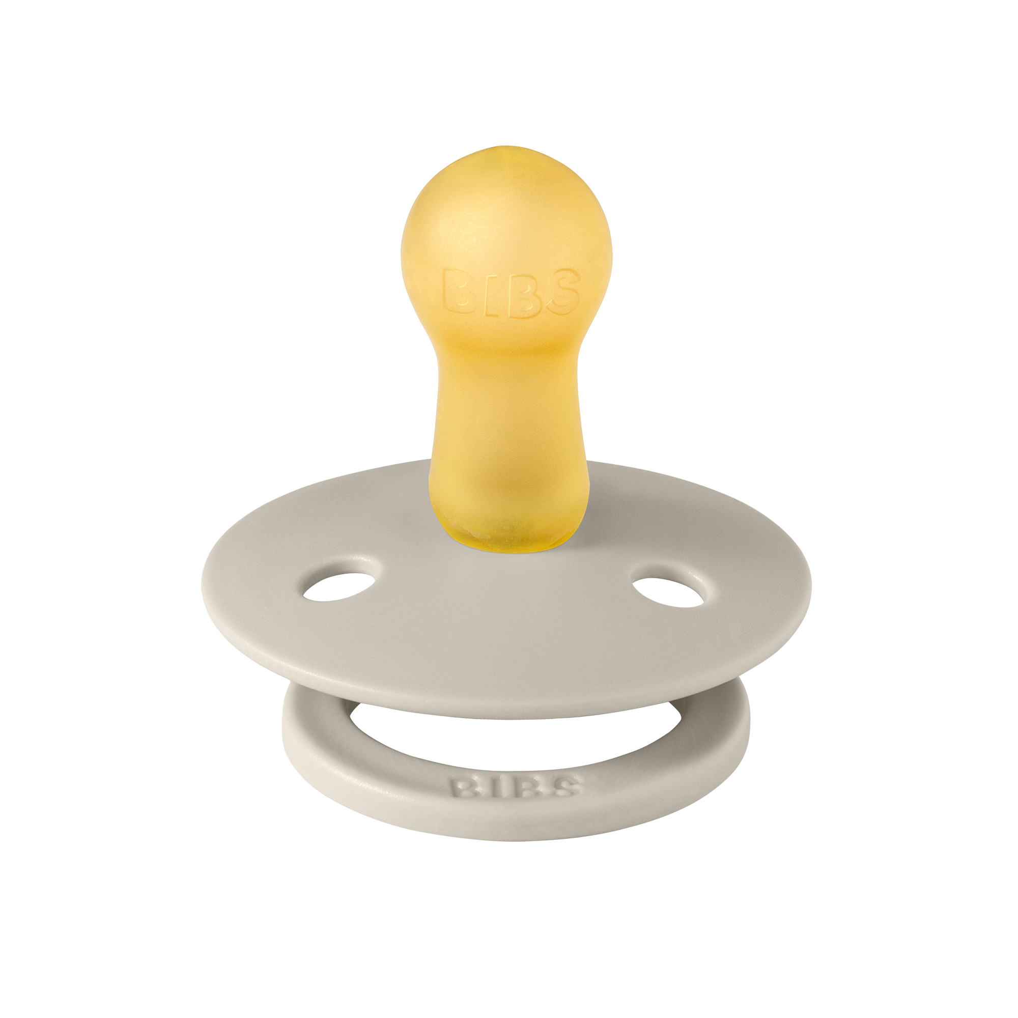 Bibs Studio Colour Block Kauçuk Emzik - Sand / Ivory