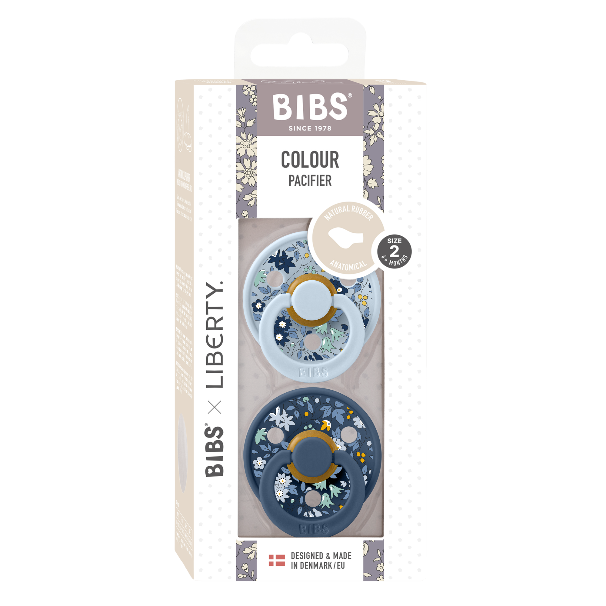 Bibs X Liberty Colour Anatomik  Chamomile L-Baby Blue 6+