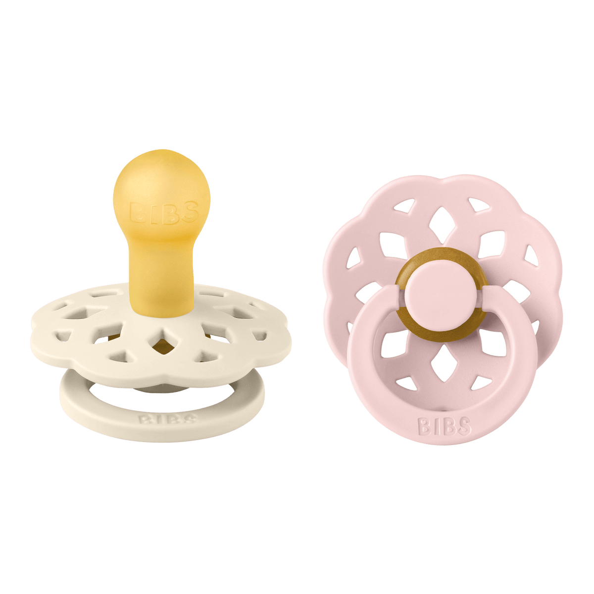 Bibs Boheme İkili Kauçuk Emzik-Ivory/Blossom
