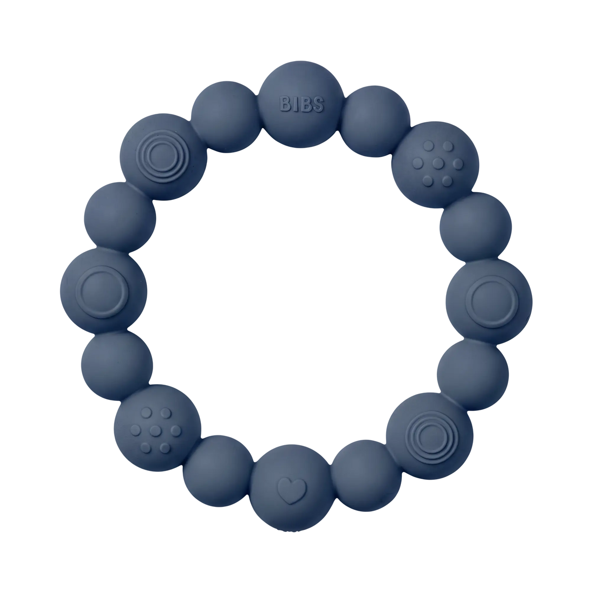 Bibs Teething Ring Diş Kaşıyıcı - Steel Blue