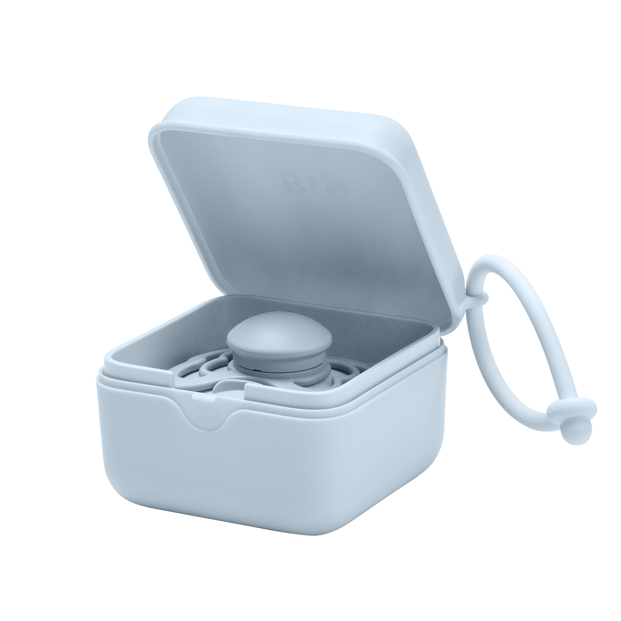 BIBS Pacifier Box Emzik Kutusu Baby Blue