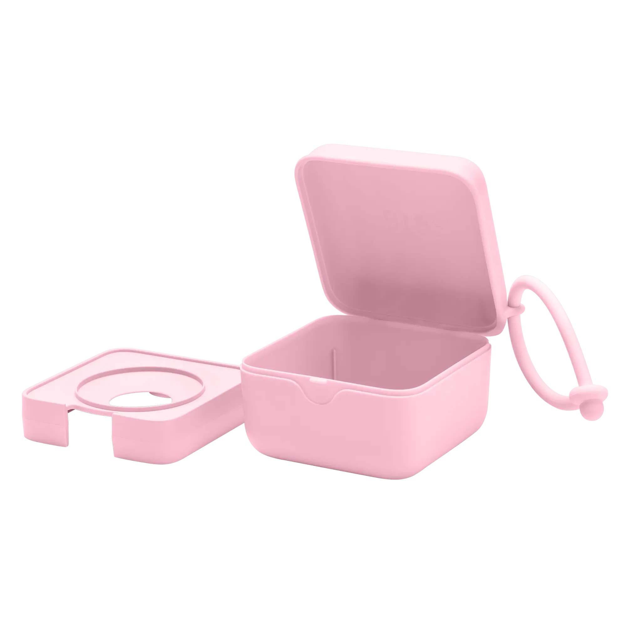 BIBS Pacifier Box Emzik Kutusu Baby Pink