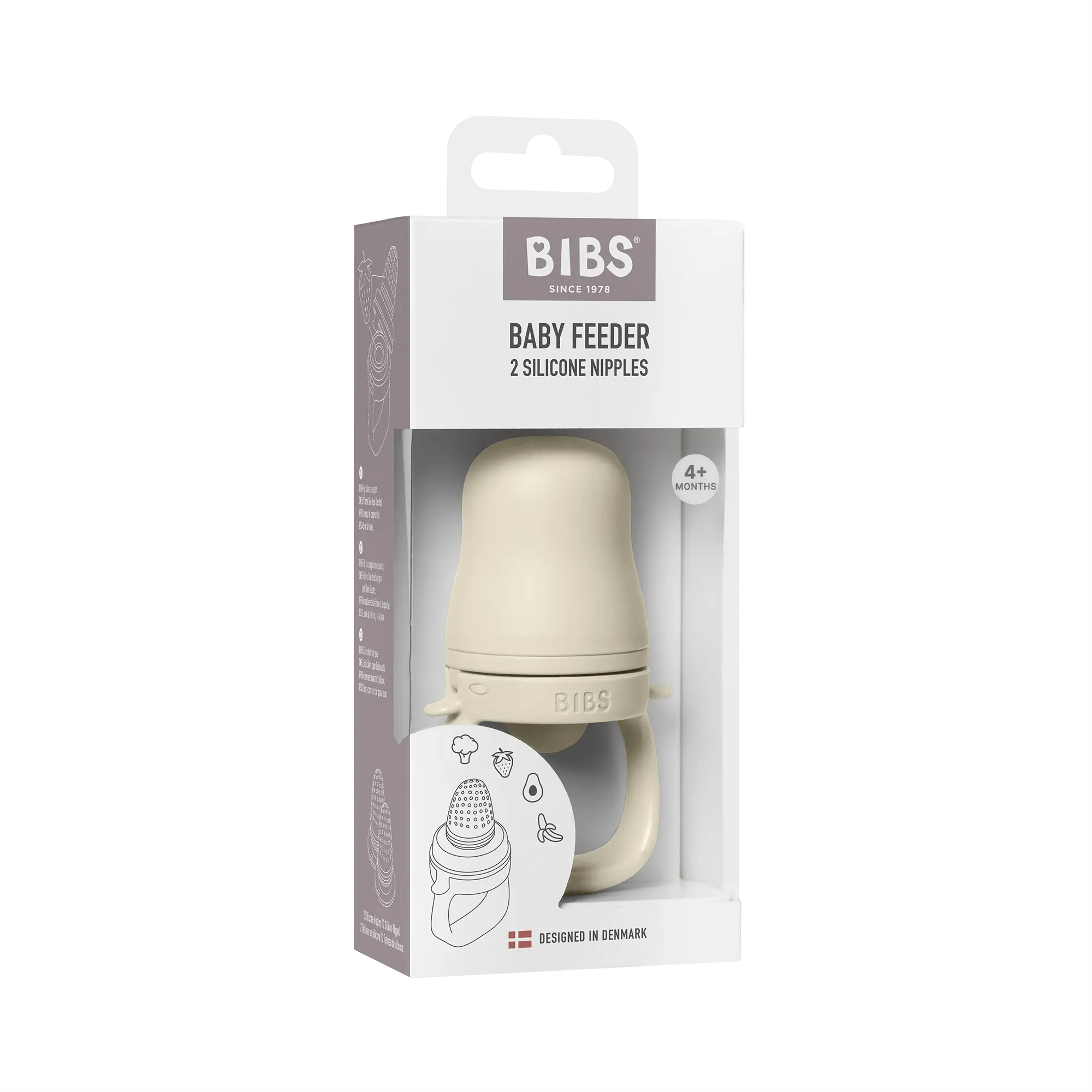 Bibs Silikon Meyve ve Sebze Filesi- Ivory