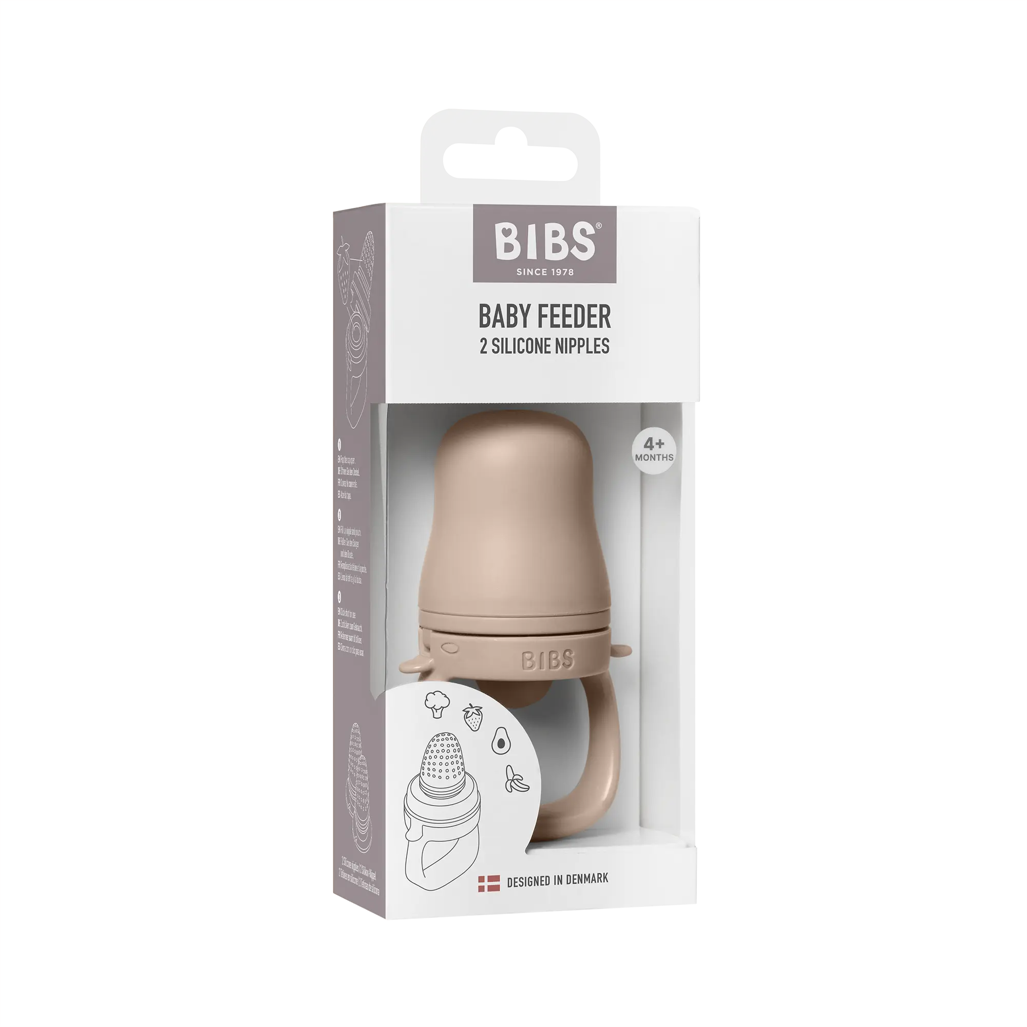 Bibs Silikon Meyve ve Sebze Filesi- Blush
