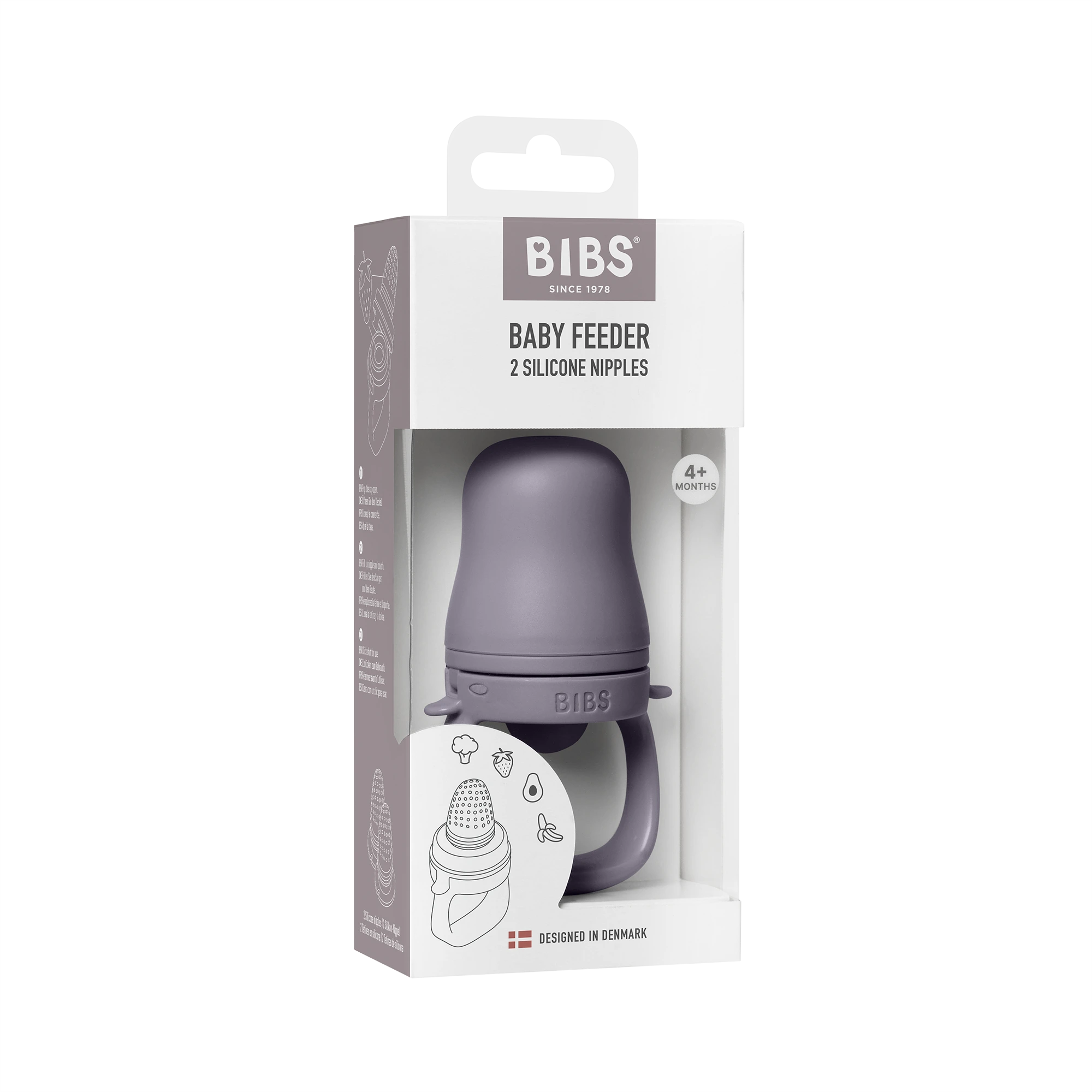Bibs Silikon Meyve ve Sebze Filesi- Fossil Grey