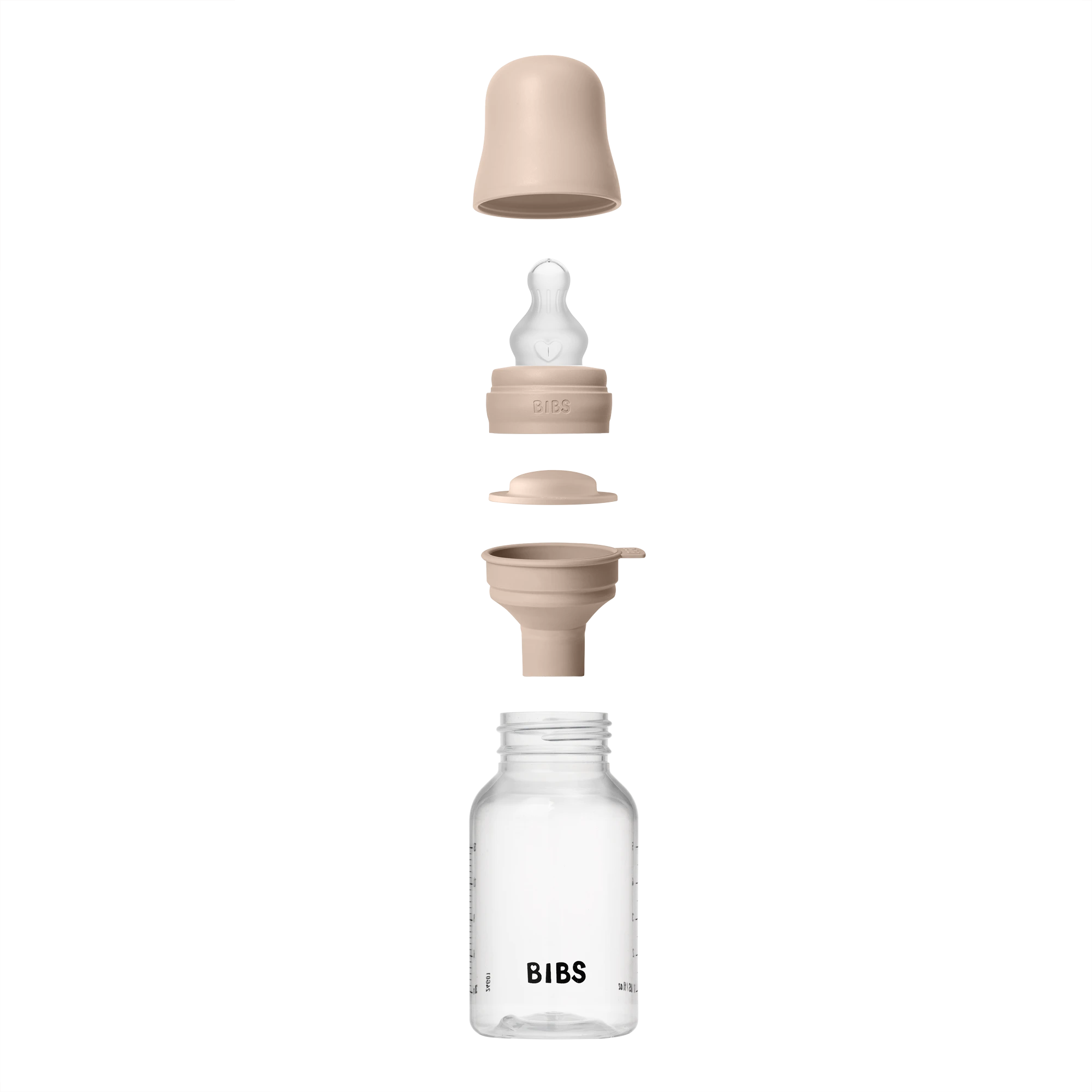 BIBS Baby PP Bottle Complete Set Silikon Uç Biberon Blush 150 ml