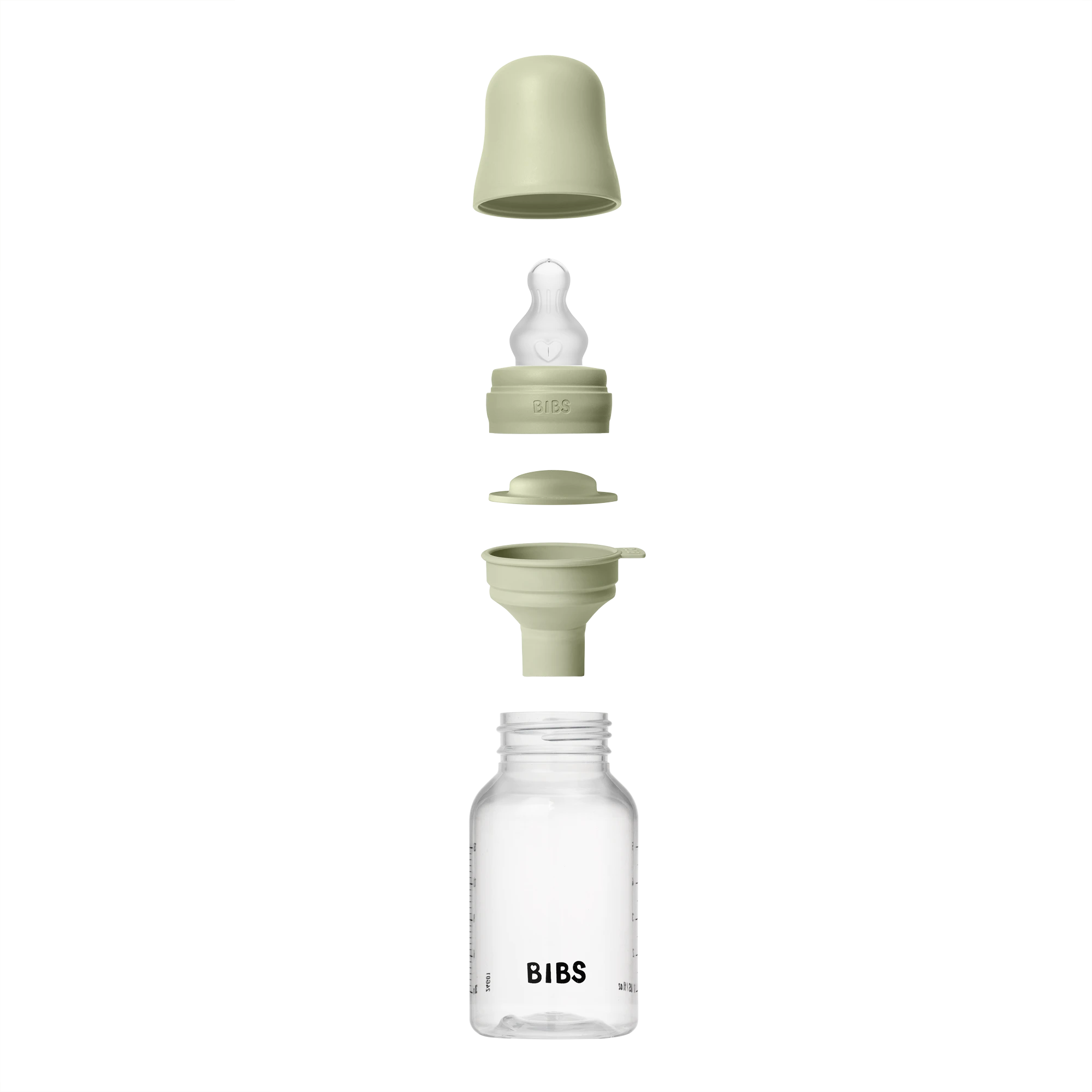 BIBS Baby PP Bottle Complete Set Silikon Uç Biberon Sage 150 ml
