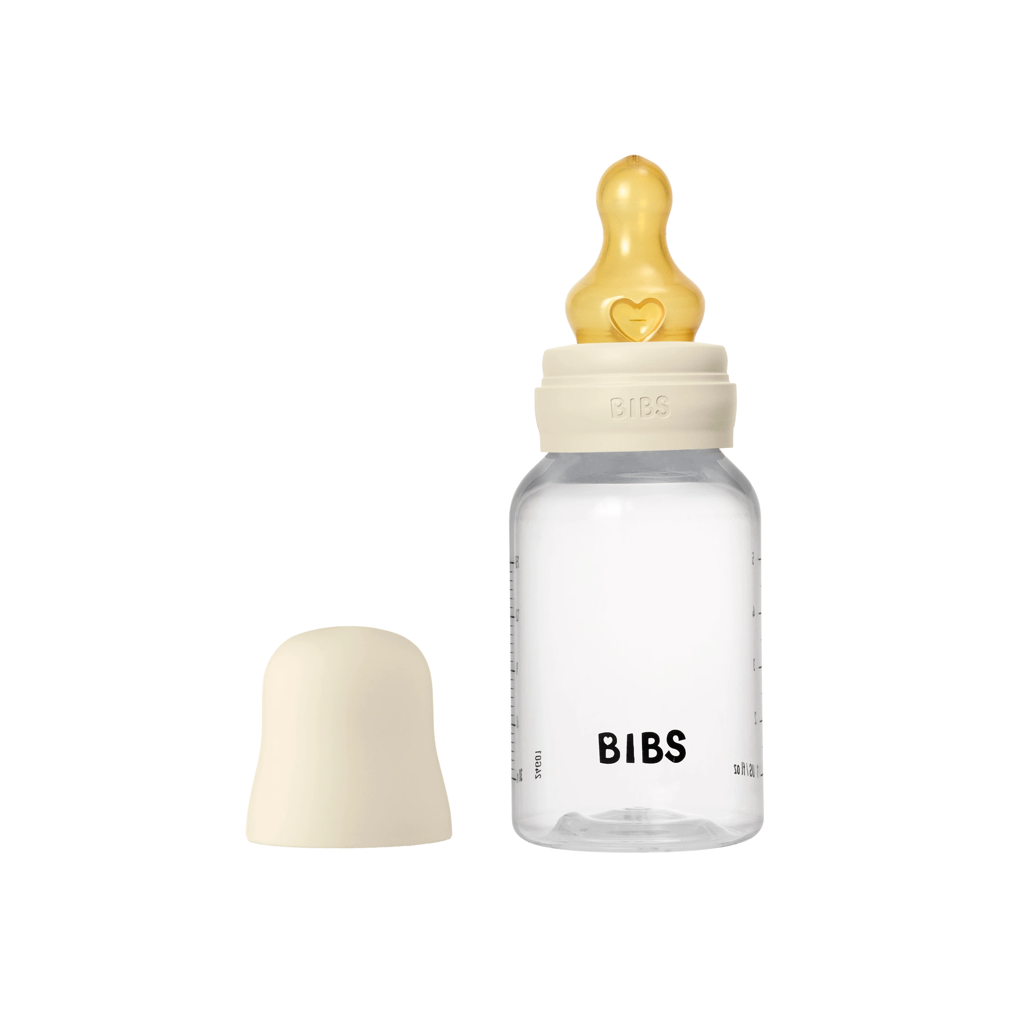 BIBS Baby PP Bottle Complete Set Kauçuk Uç Biberon Ivory 150 ml