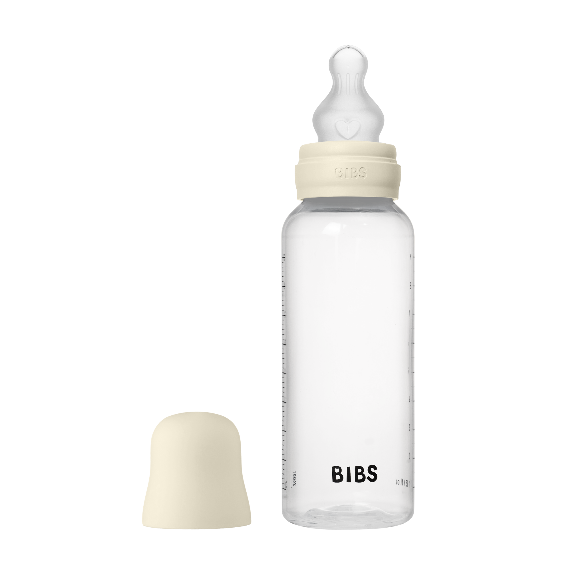 BIBS Baby PP Bottle Complete Set Silikon Uç Biberon Ivory 270 ml