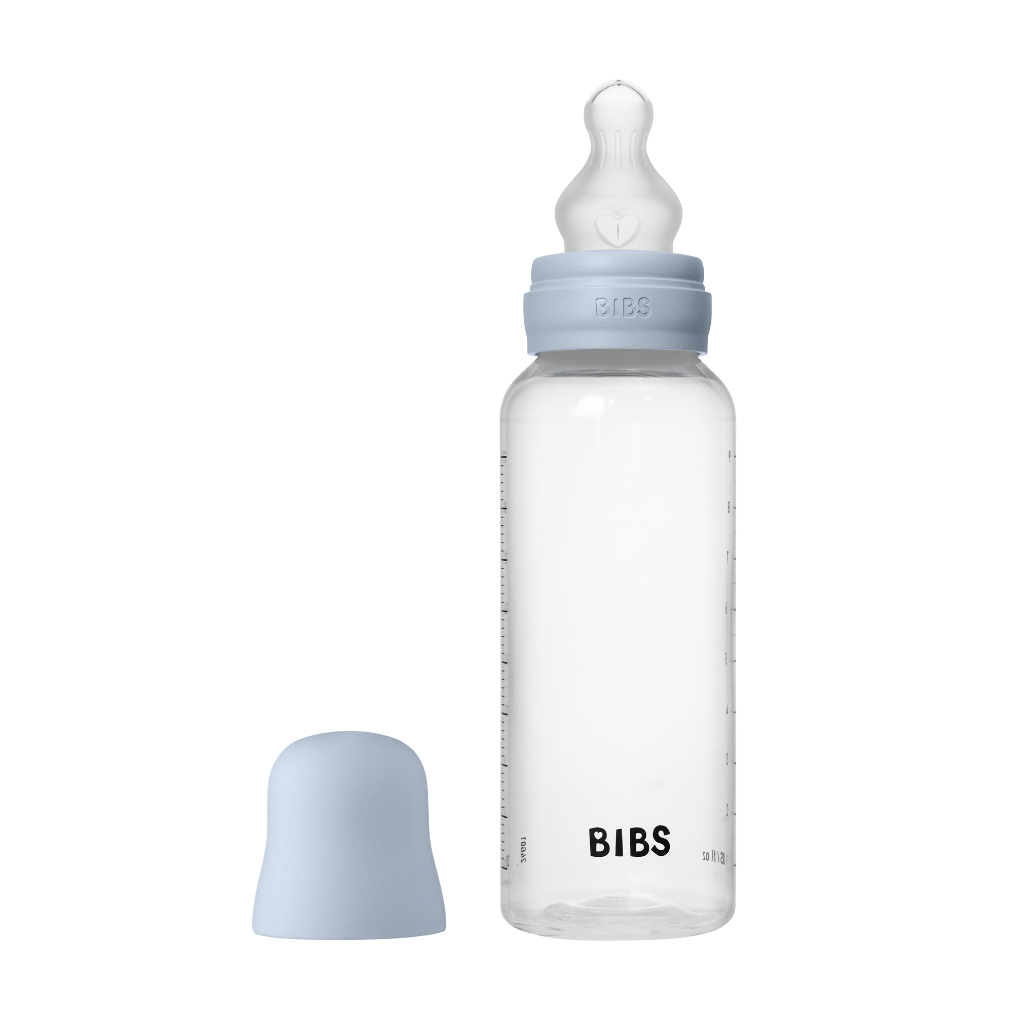 BIBS Baby PP Bottle Complete Set Silikon Uç Biberon Baby Blue 270 ml