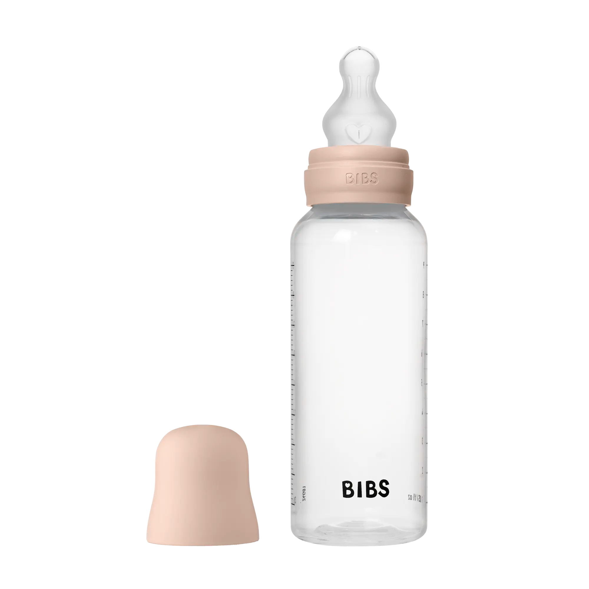 BIBS Baby PP Bottle Complete Set Silikon Uç Biberon Blush 270 ml