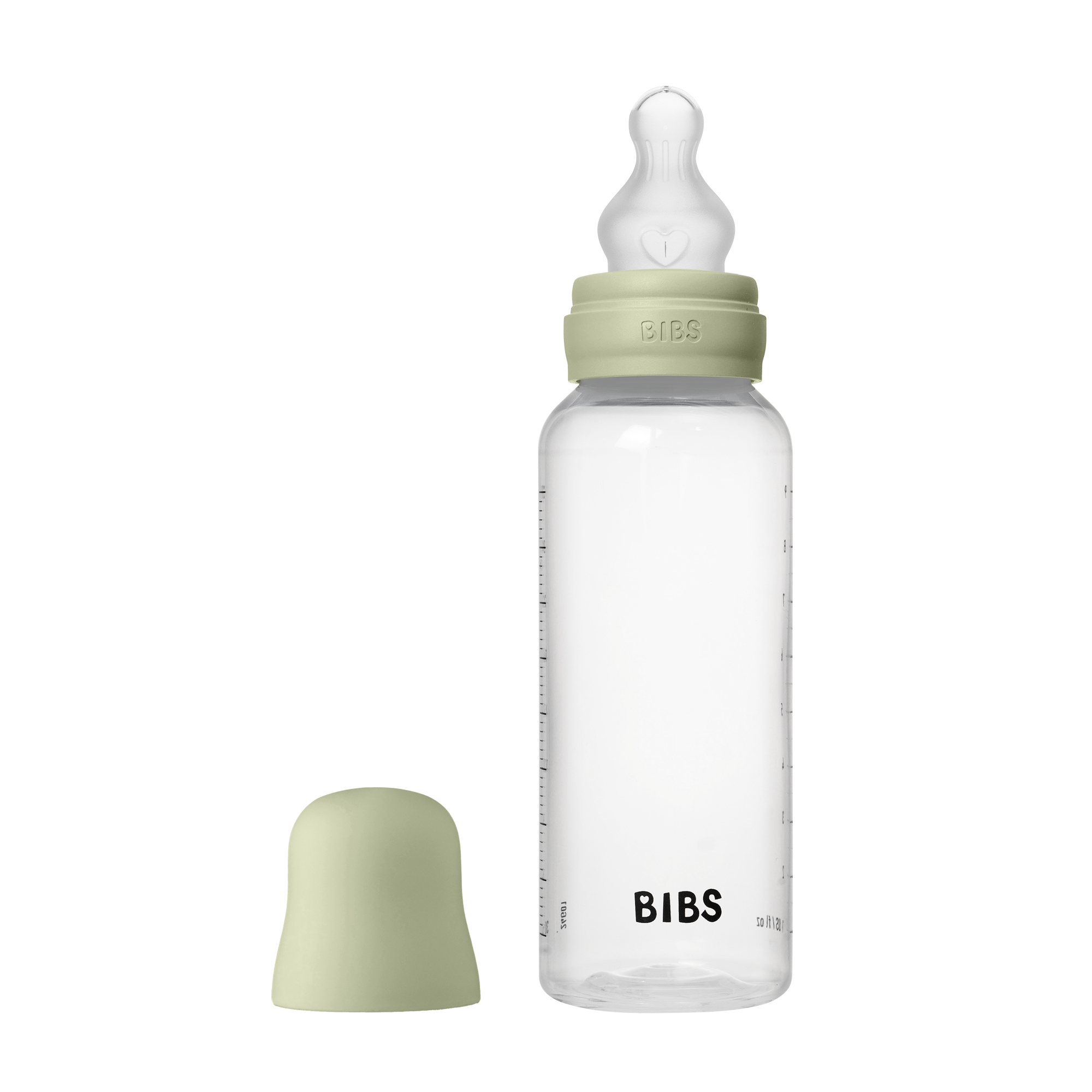 BIBS Baby PP Bottle Complete Set Silikon Uç Biberon Sage 270 ml