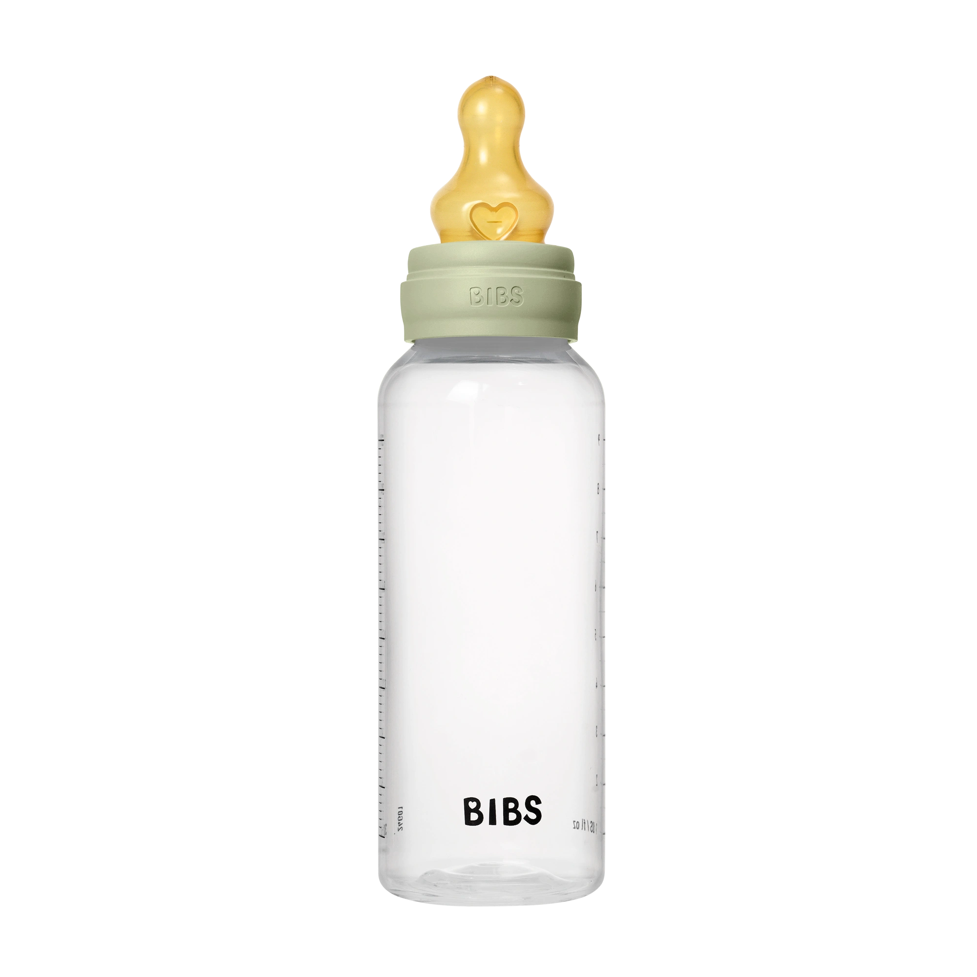 BIBS Baby PP Bottle Complete Set Kauçuk Uç Biberon Sage 270 ml