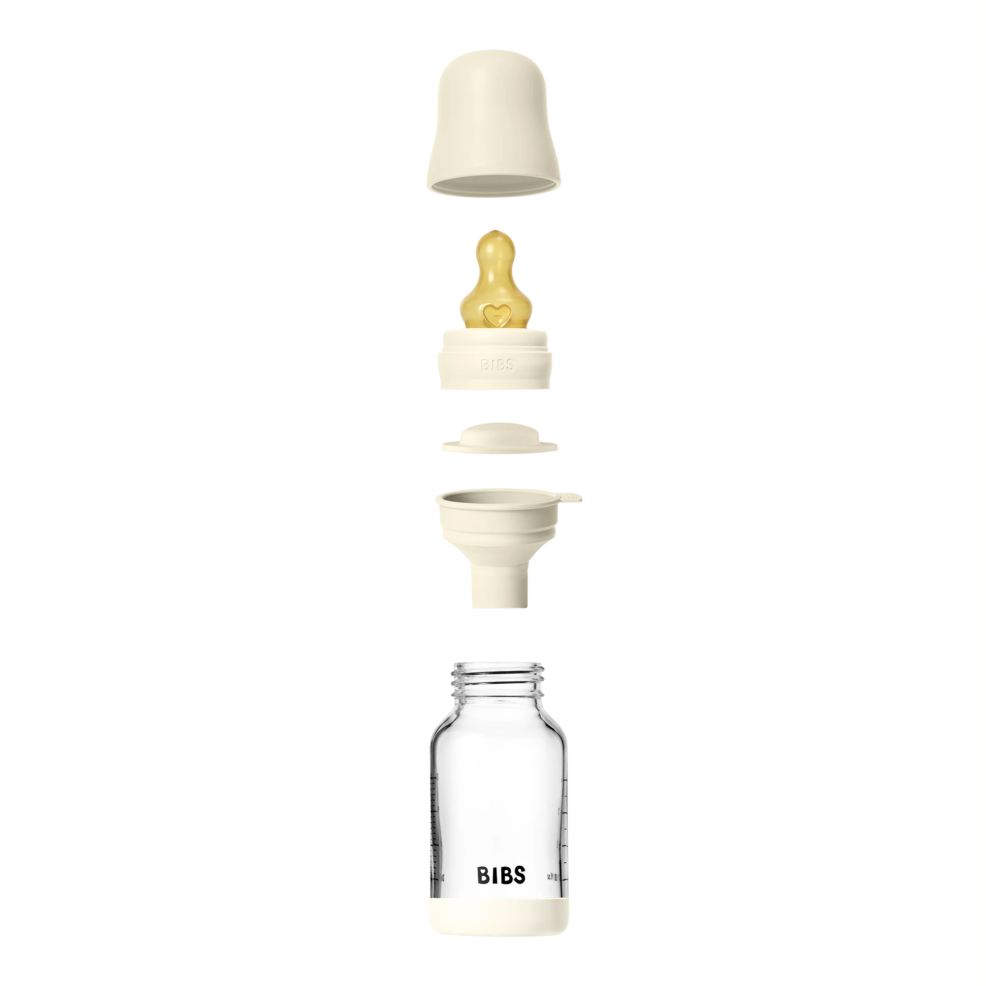 BIBS Baby Bottle Cam Biberon Seti 120 ml - Ivory