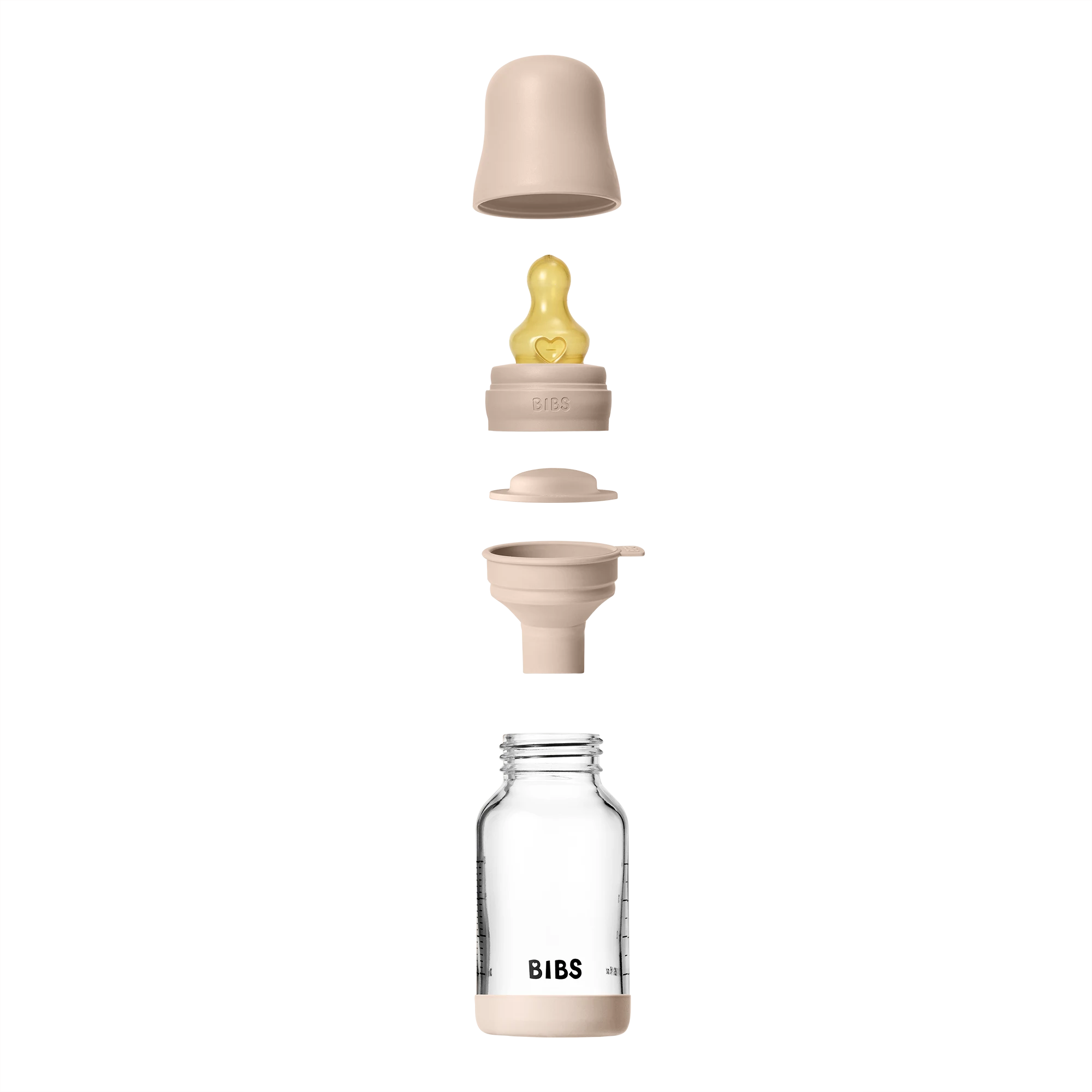 BIBS Baby Bottle Cam Biberon Seti 120 ml - Blush