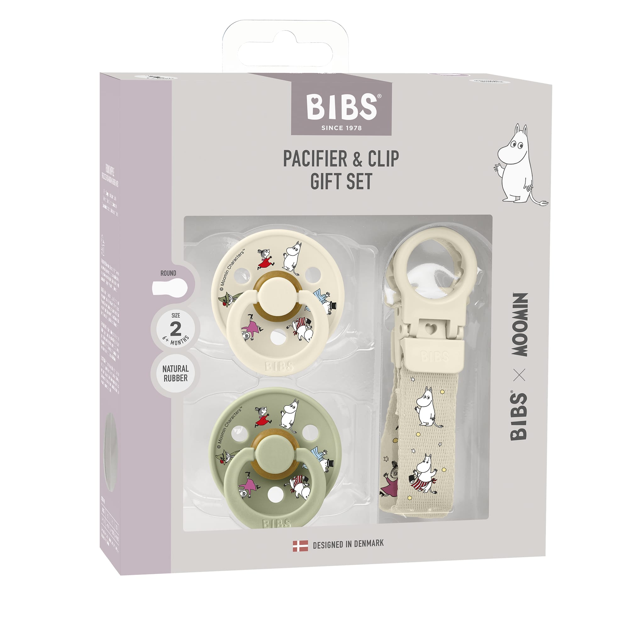 Bibs X Moomin Colour Hediye Seti Ivory/Sage