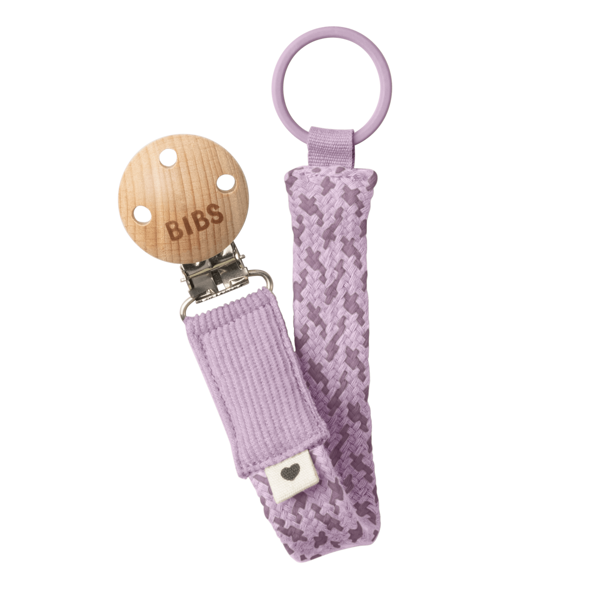Bibs Paci Braid Emzik Askısı-Violet Sky / Mauve