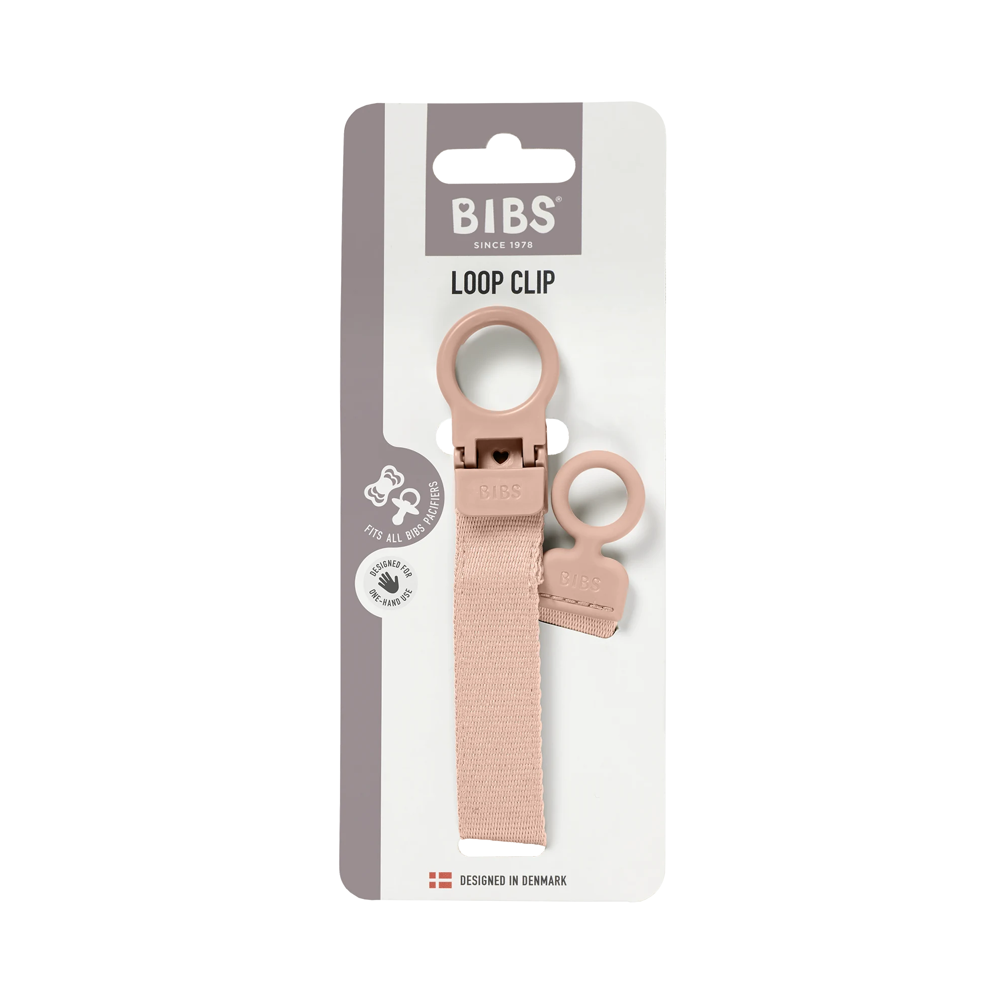 Bibs Loop Emzik Askısı-Blush