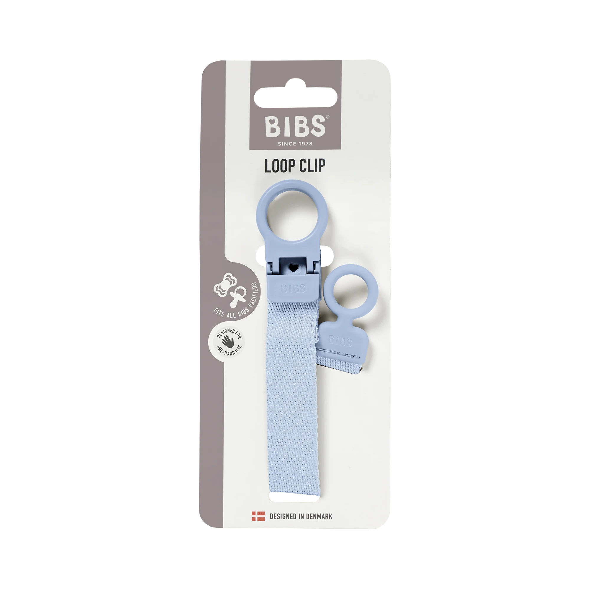 Bibs Loop Emzik Askısı-Dusty Blue