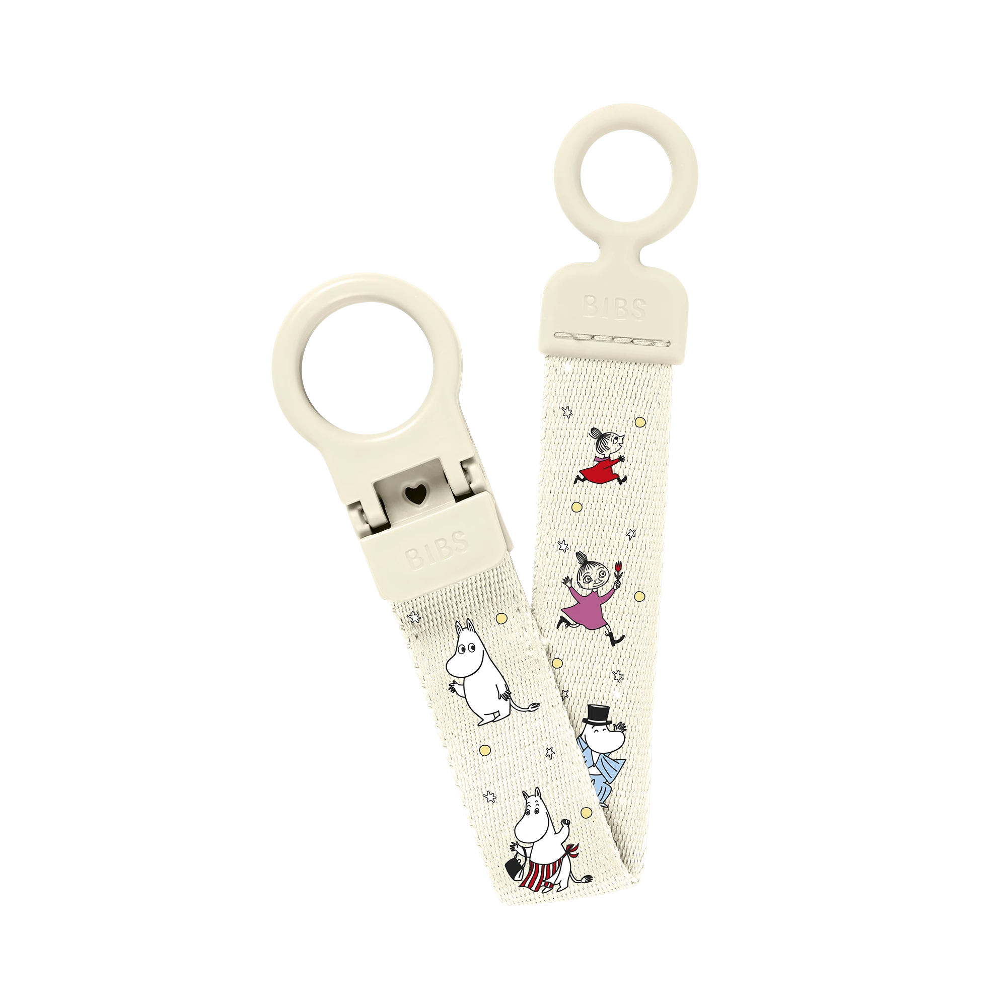 Bibs X Moomin Loop Emzik Askısı Ivory