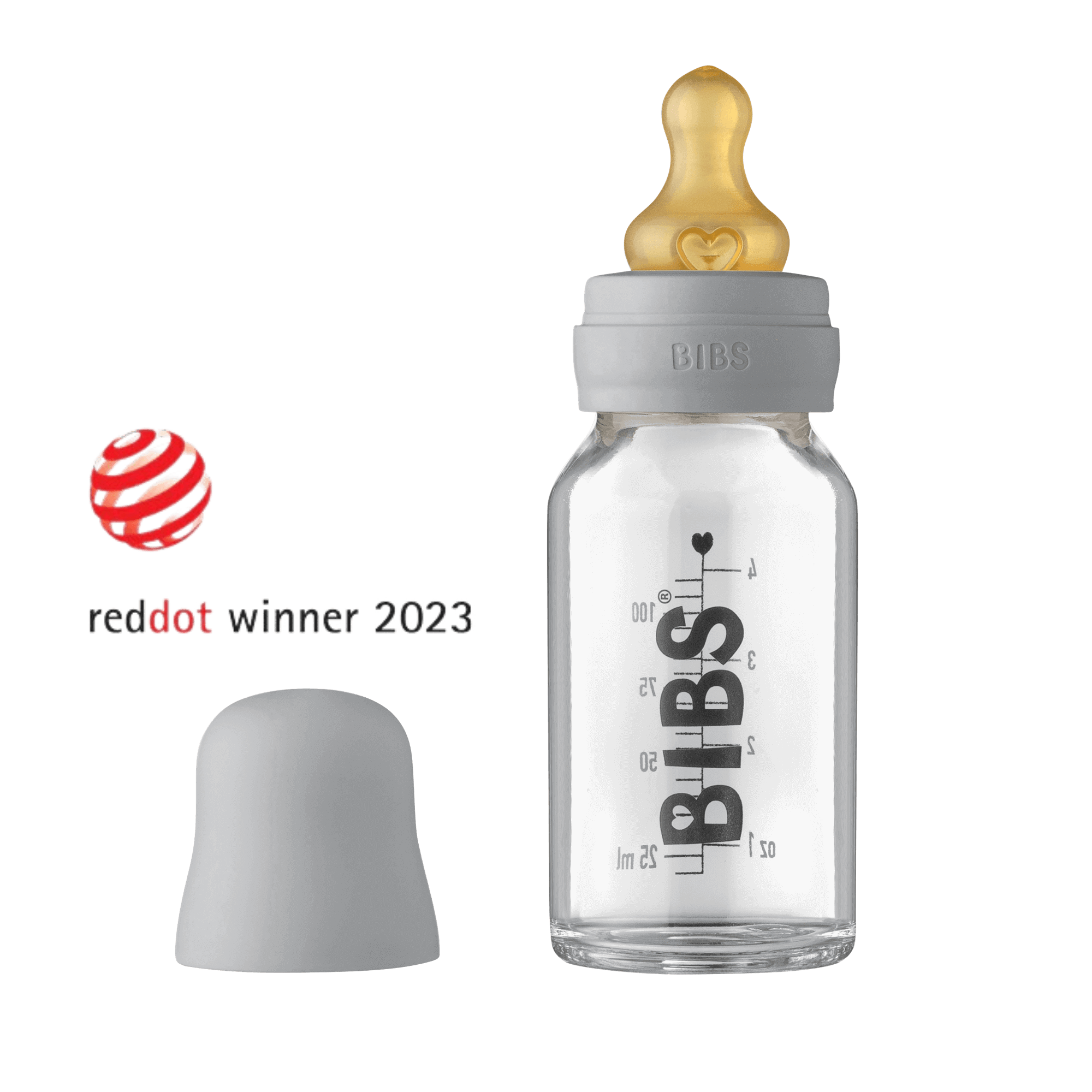 BIBS Baby Bottle Complete Set Biberon 110 ml - Cloud