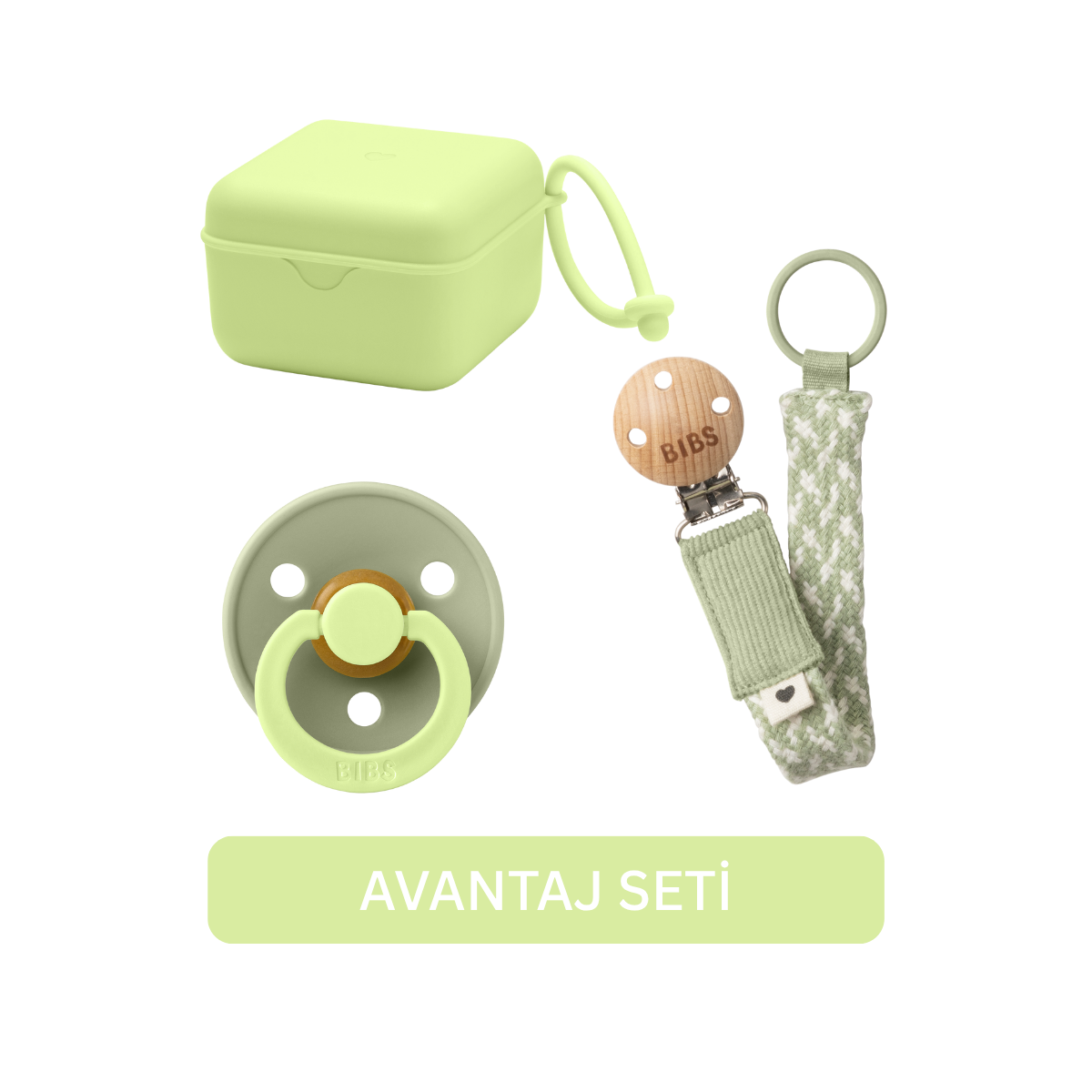 Bibs Avantaj Seti Matcha 6+ Ay