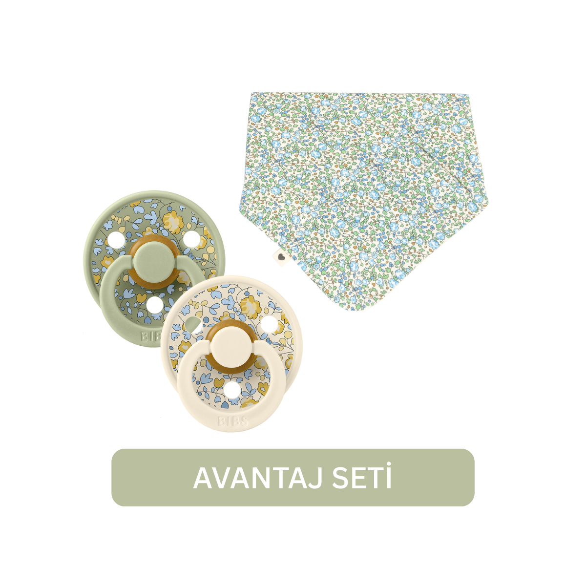 Bibs X Liberty Avantaj Seti Eloise Sage 0-6 Ay