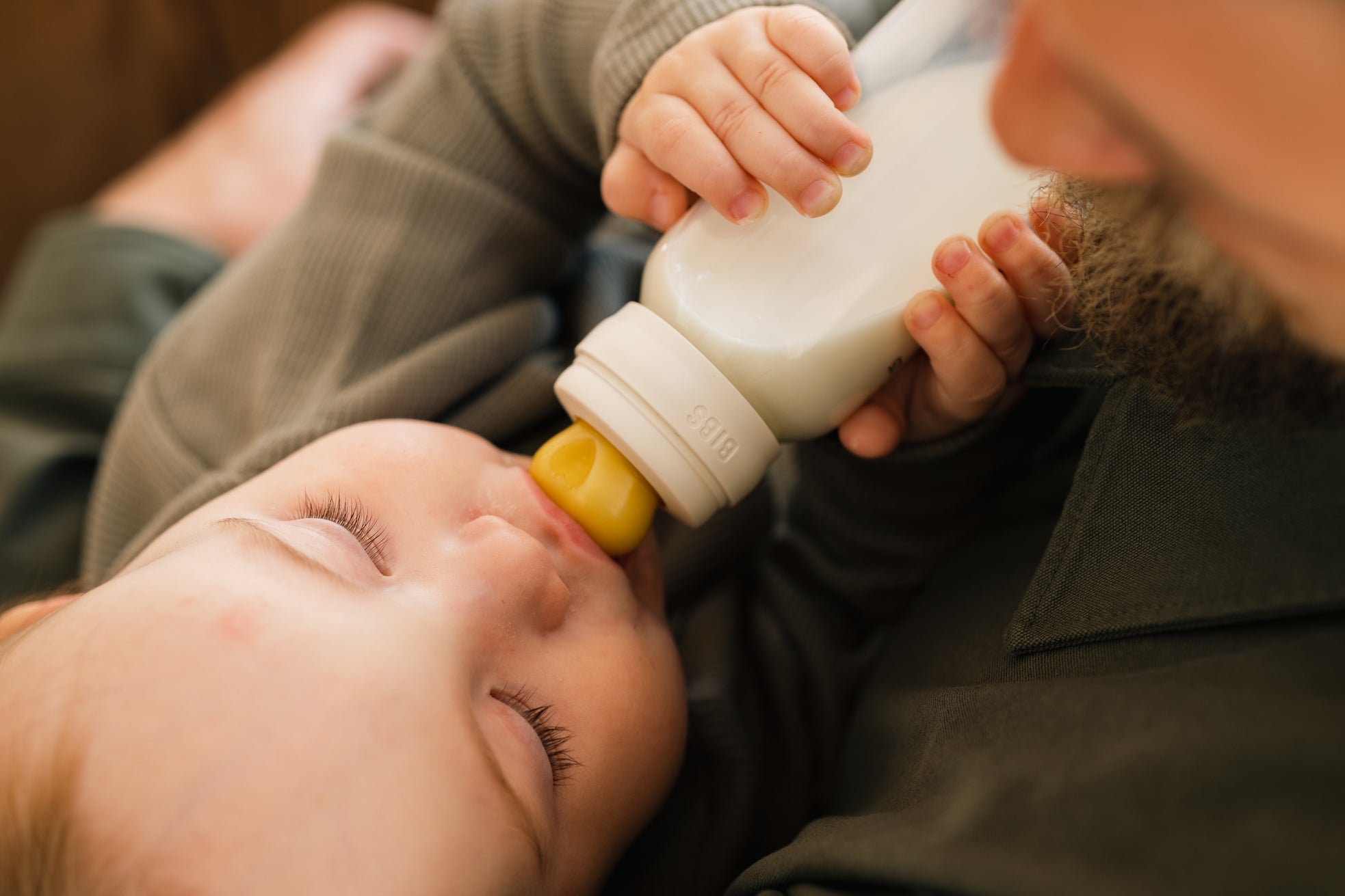 BIBS Baby PP Bottle Complete Set Kauçuk Uç Biberon Ivory 150 ml