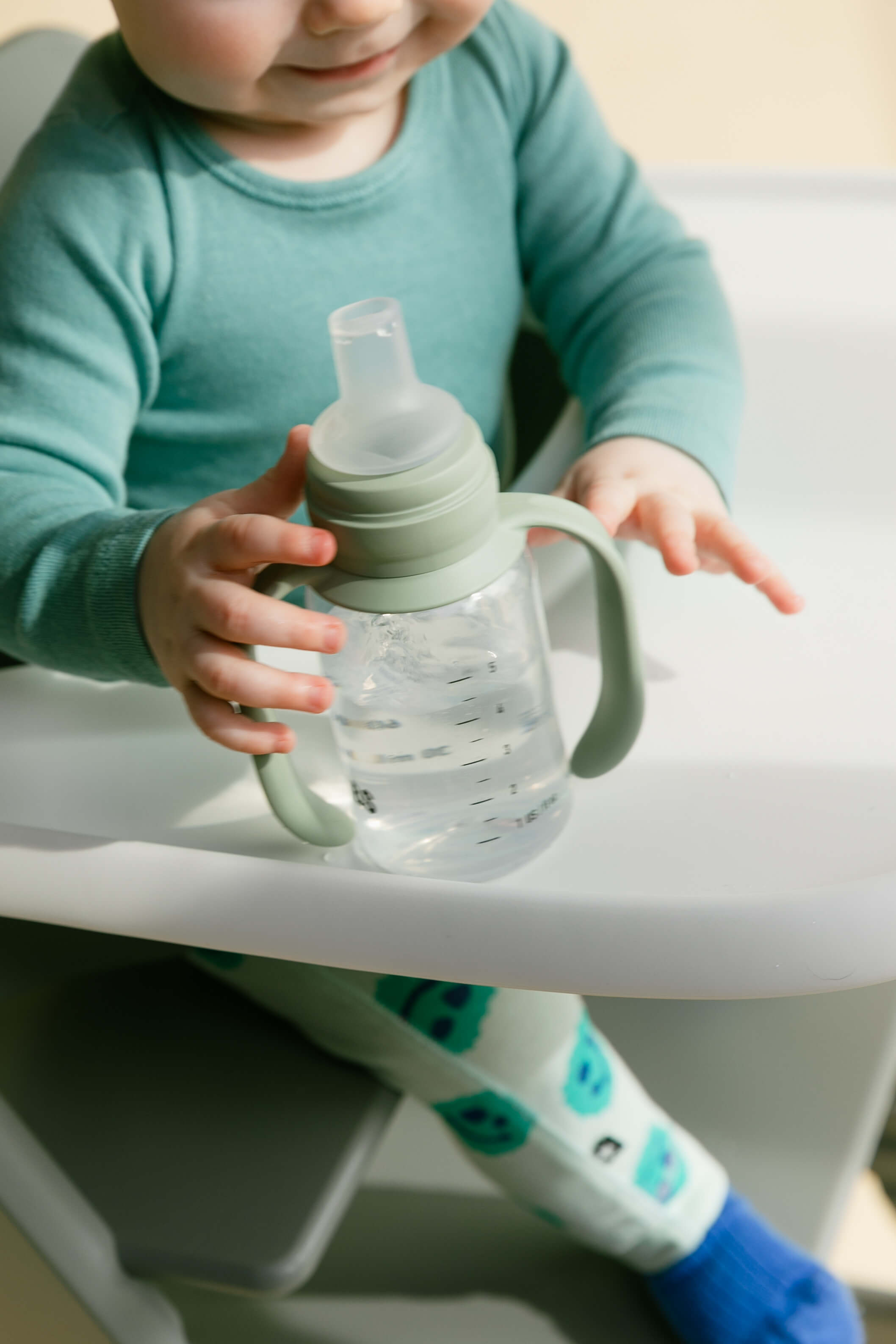 Bibs Baby Sippy Bottle Alıştırma Bardağı Sage 150 ml