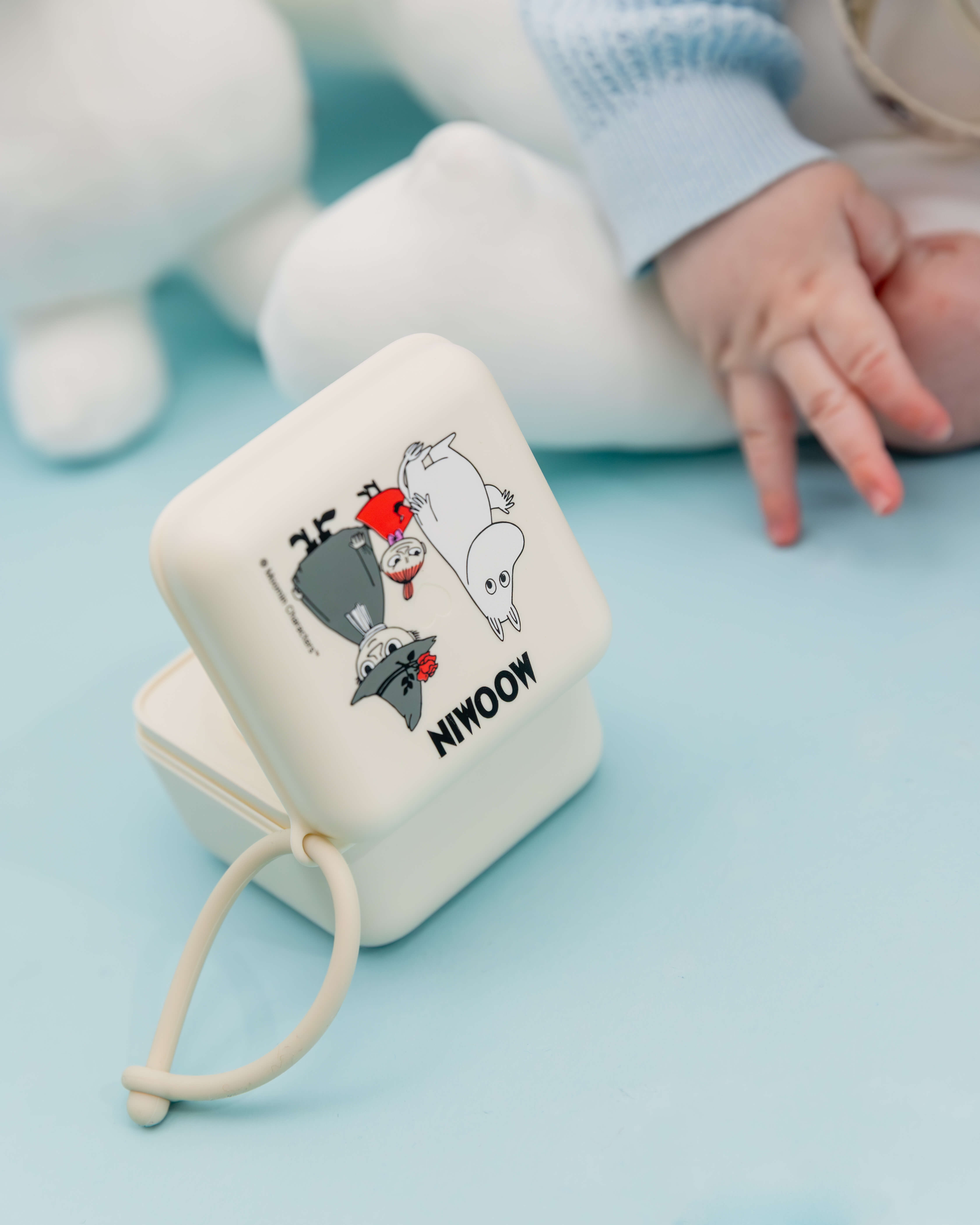 BIBS X Moomin Pacifier Box Emzik Kutusu Ivory