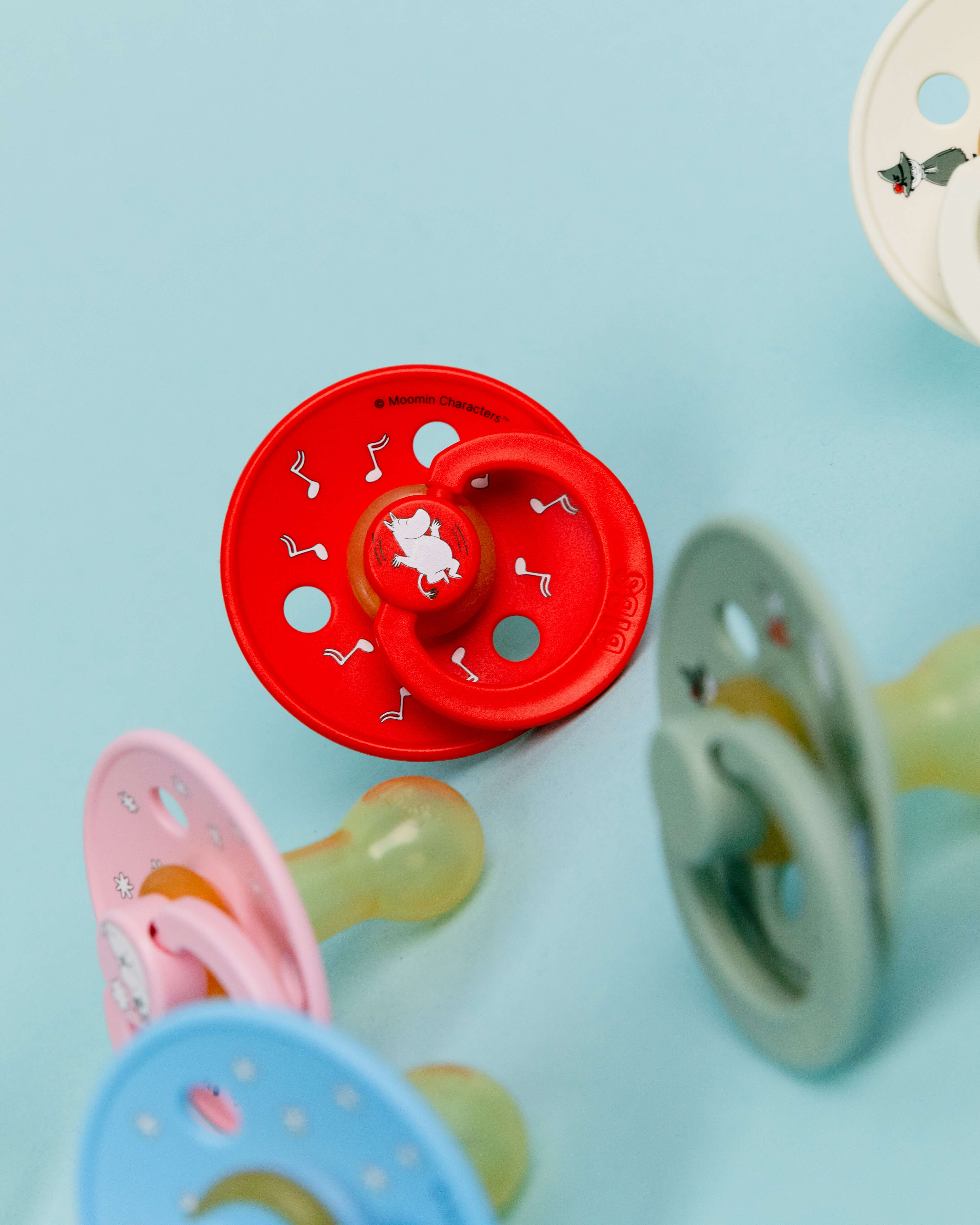 Bibs x Moomin Colour Dancing Emzik-Candy Apple