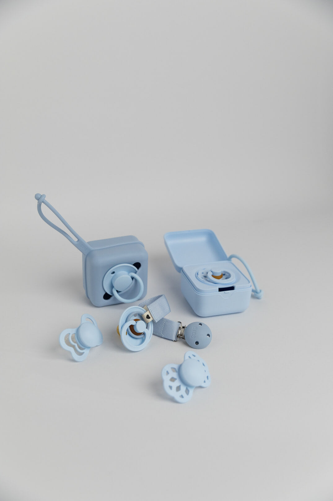 Bibs Couture Kauçuk Emzik - Baby Blue