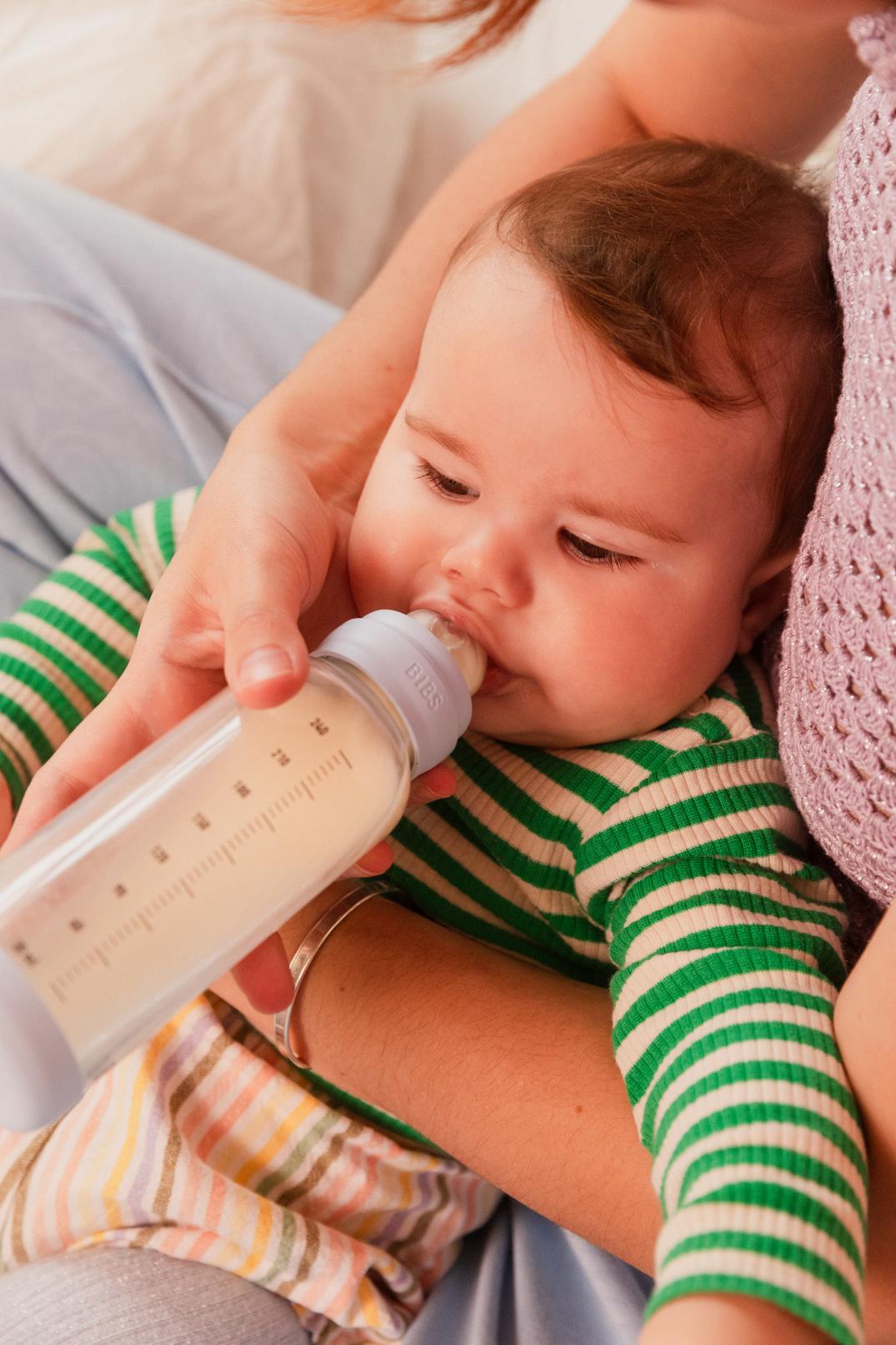 Bibs Baby Bottle Cam Biberon Seti 240 ml - Baby Blue