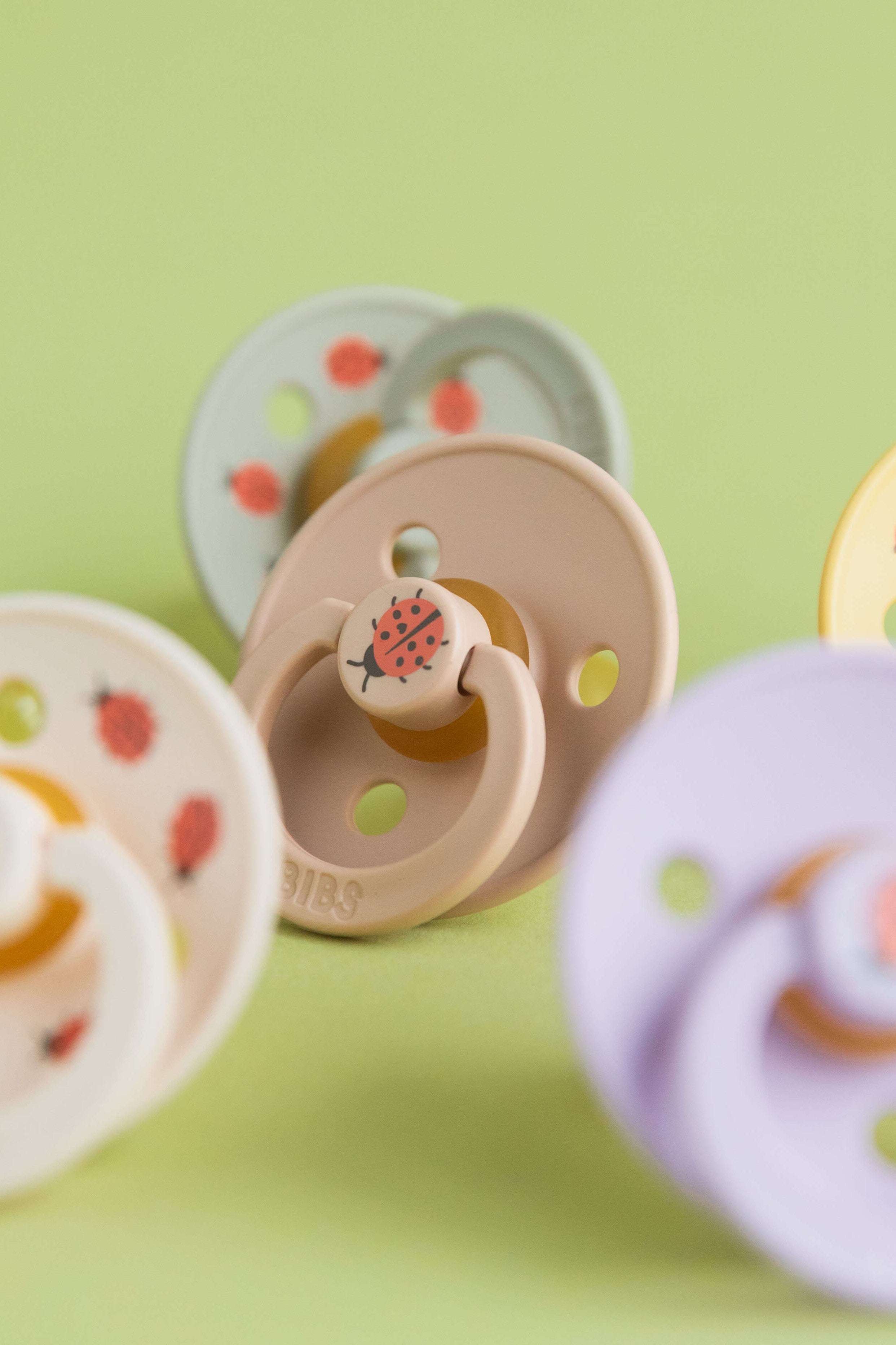 Bibs Studio Colour Ladybug Emzik-Blush