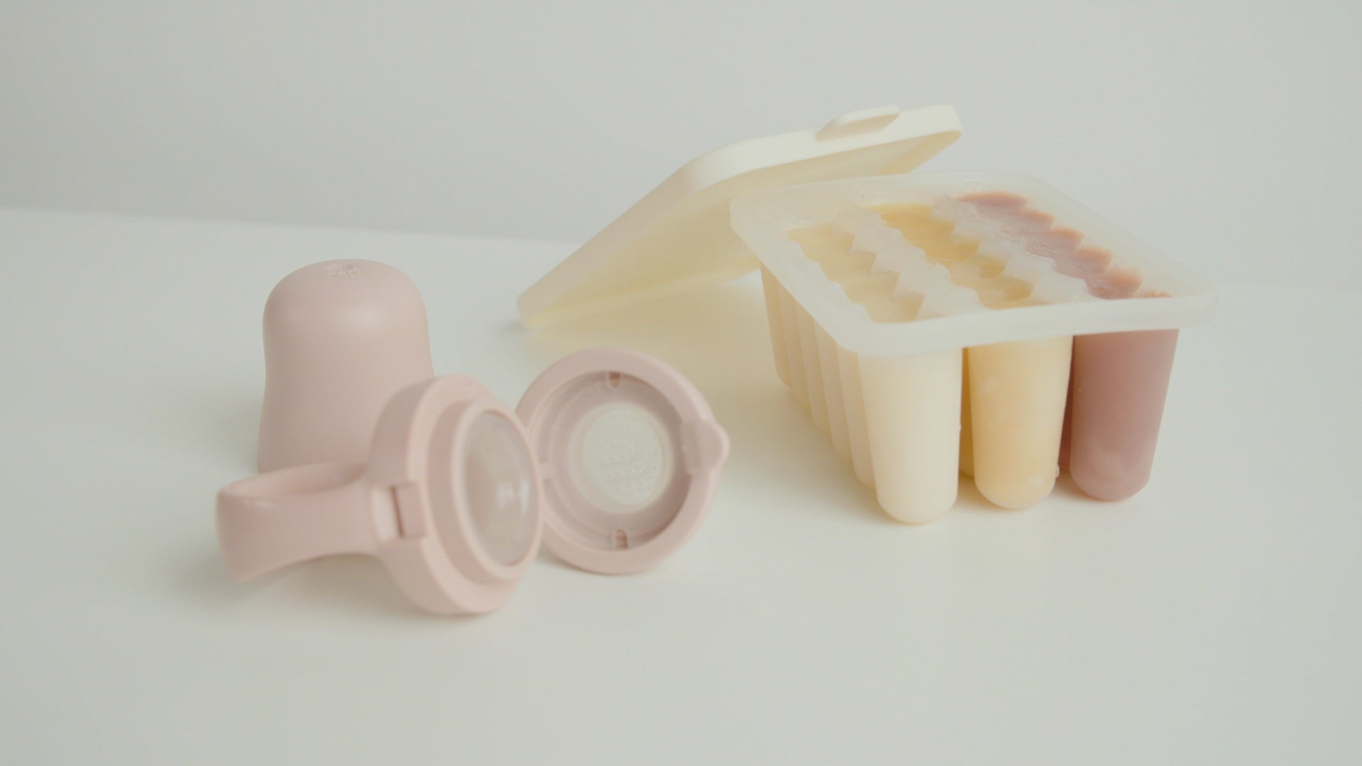 Bibs Bölmeli Dondurucu Saklama Kabı- Ivory