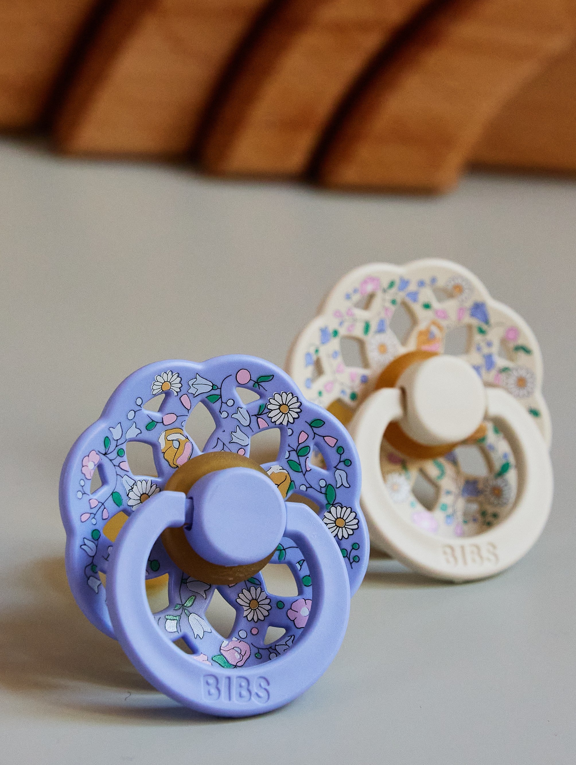 Bibs X Liberty Boheme İkili Emzik Chloe Meadow-Ivory