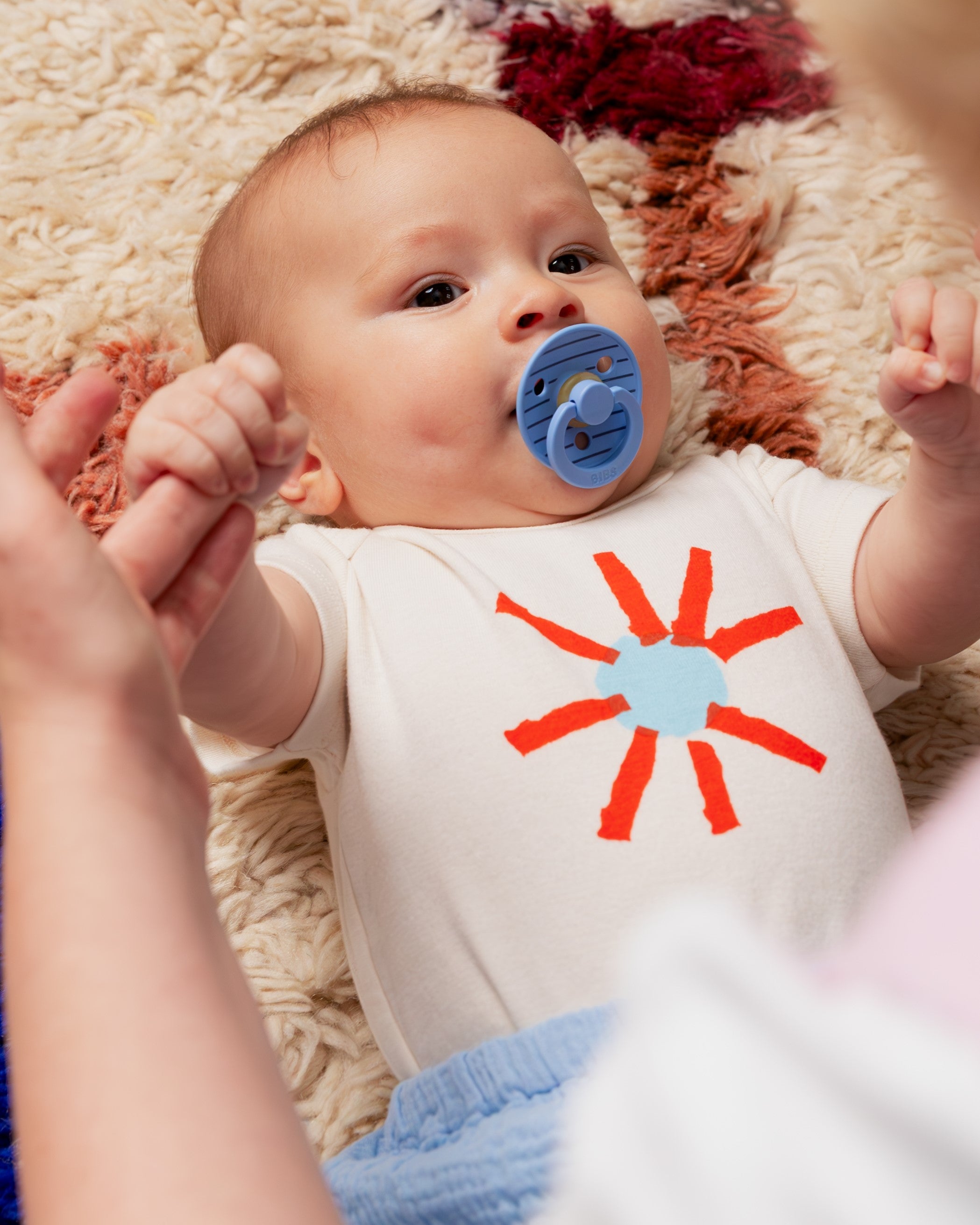 Bibs Studio Colour Pin Kauçuk Emzik - Sky Blue