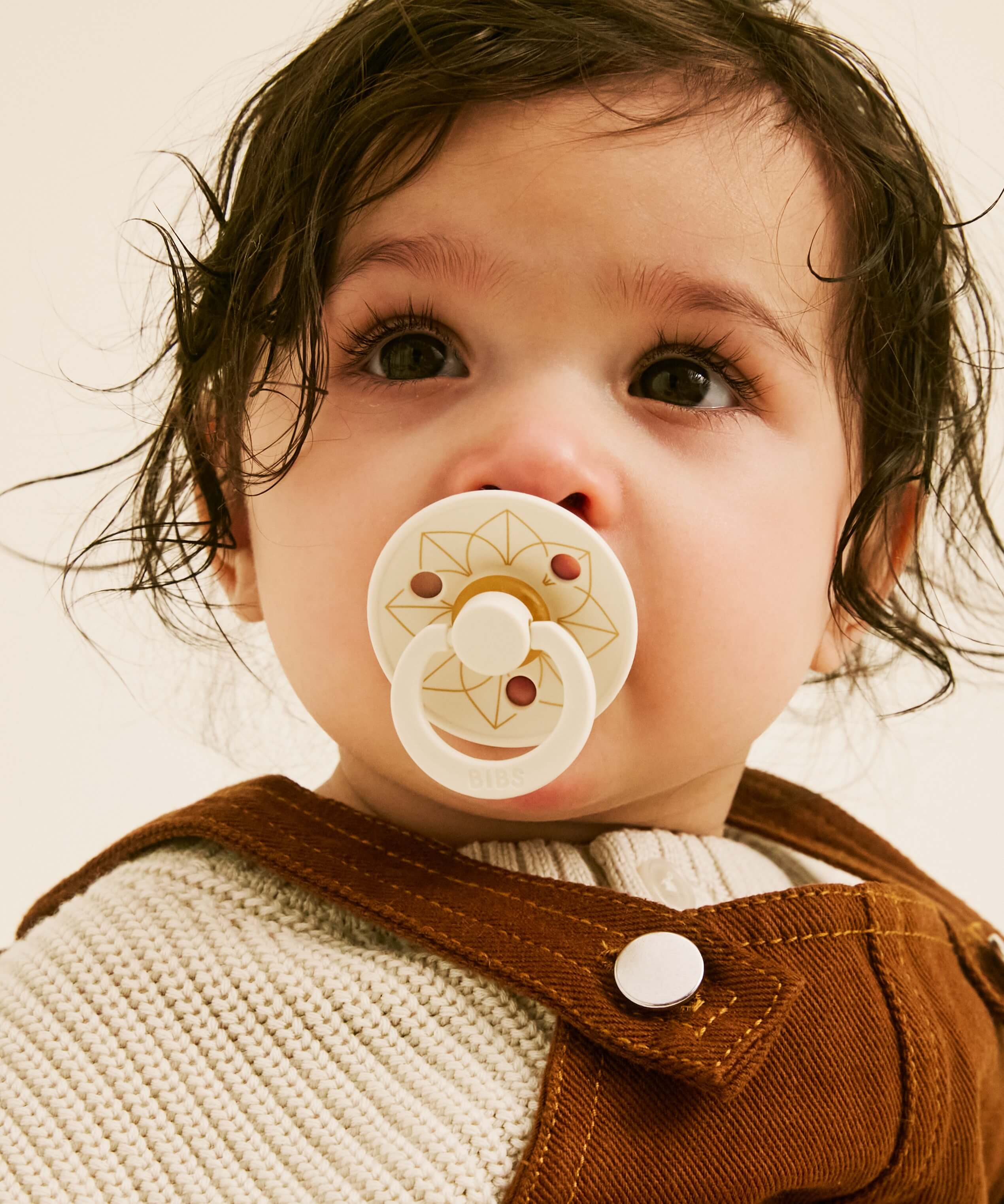 Bibs Colour Noor Kauçuk Emzik-Ivory Gold