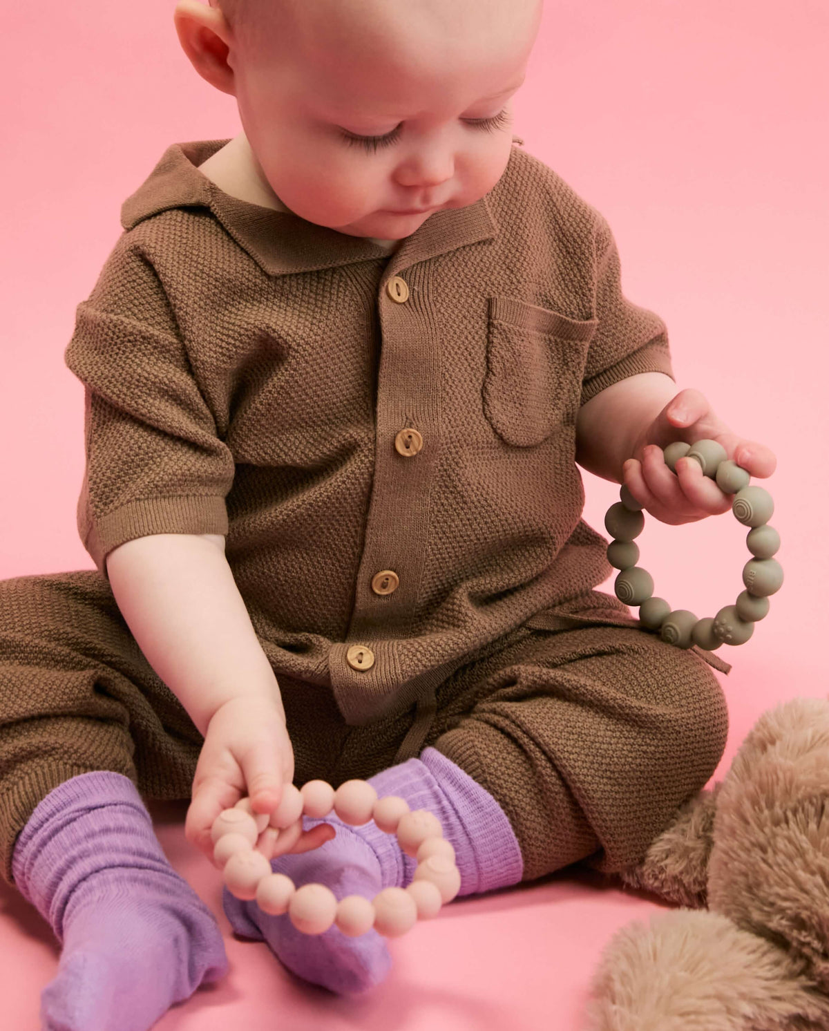 Bibs Teething Ring Diş Kaşıyıcı - Blush