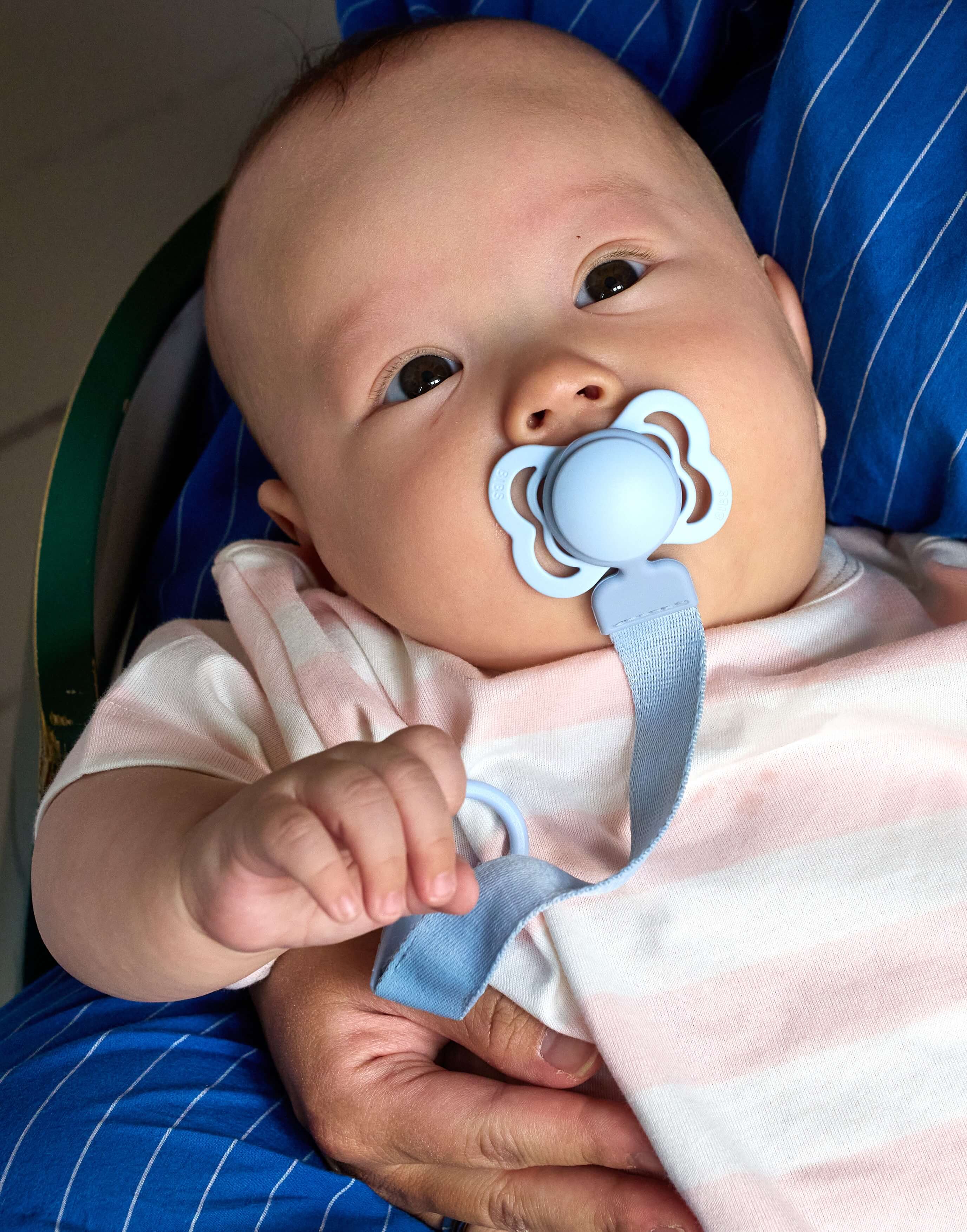 Bibs Supreme Silikon Emzik - Baby Blue