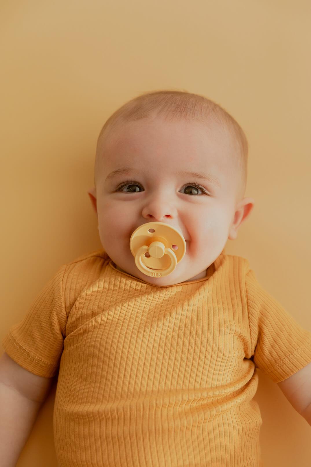 Bibs Colour Kauçuk Emzik - Pale Butter