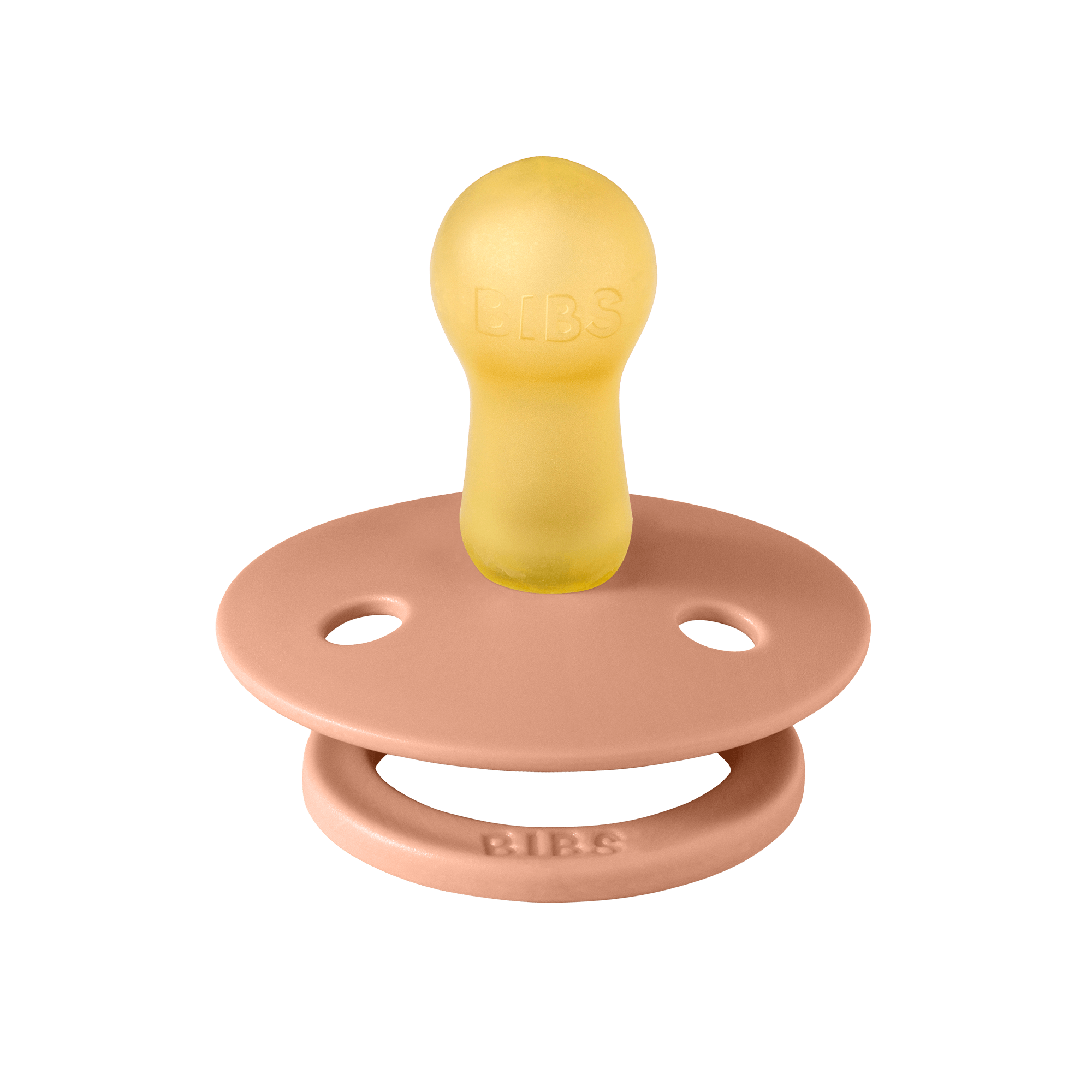 Bibs Colour Kauçuk Emzik - Peach