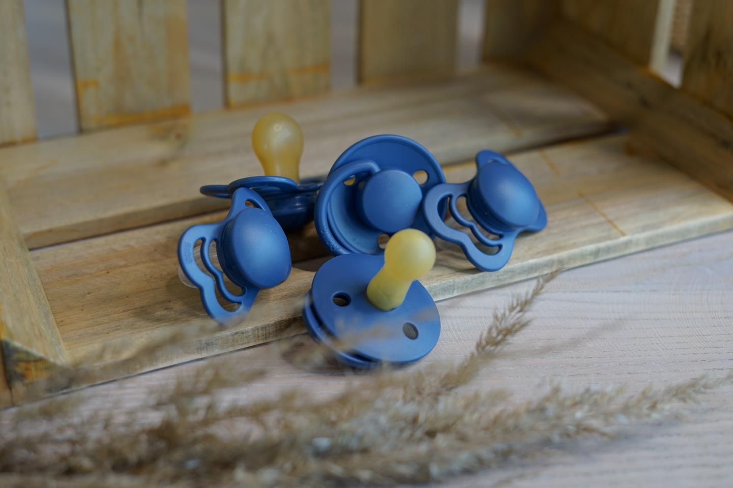 Bibs Colour Kauçuk Emzik - Steel Blue