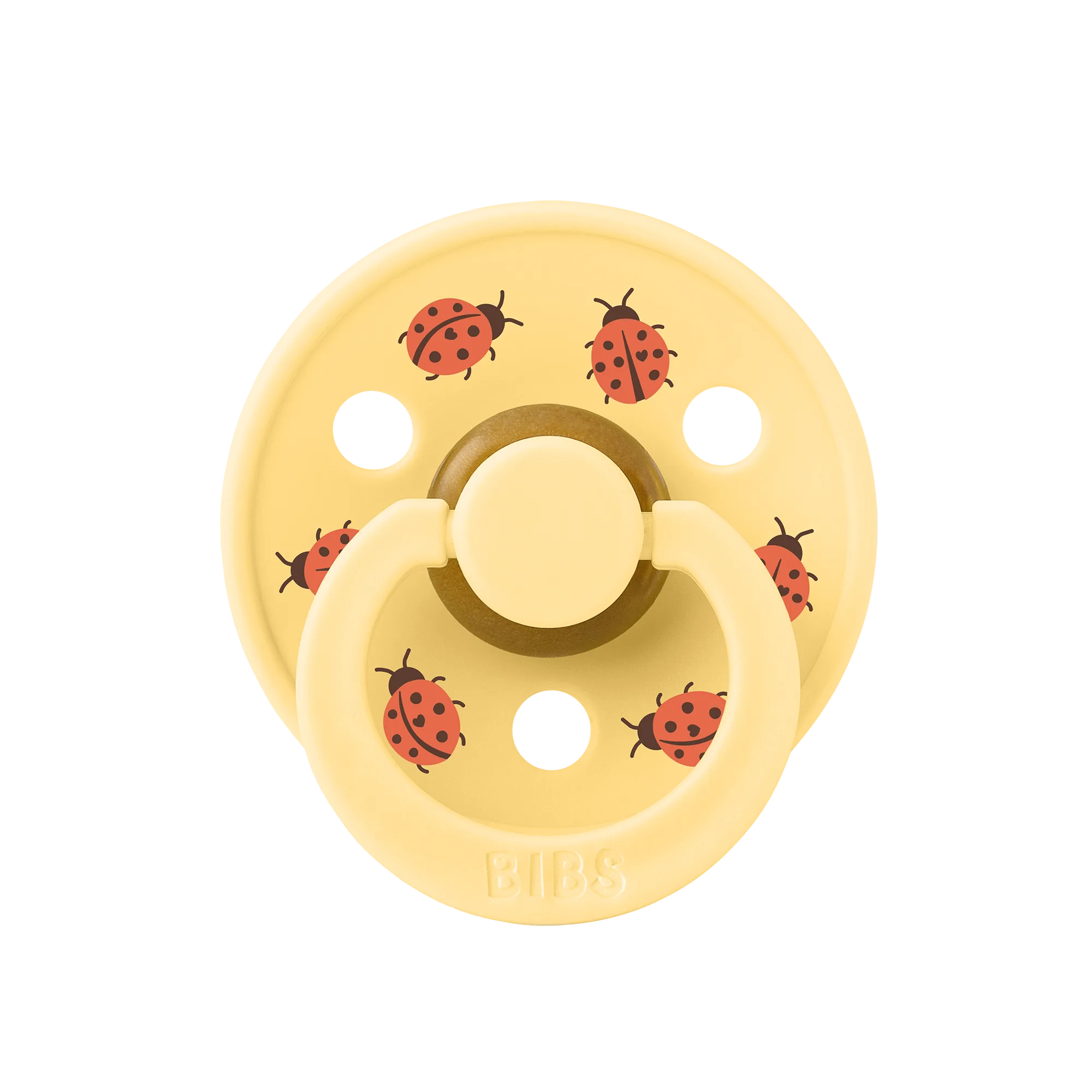 Bibs Studio Colour Ladybug Friends Emzik-Pale Butter